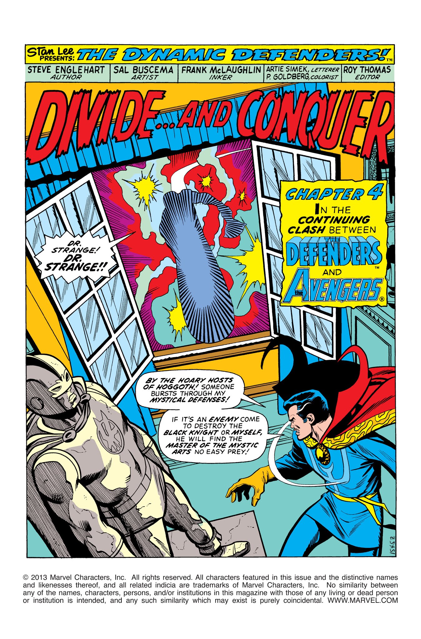 Read online Marvel Masterworks: The Defenders comic -  Issue # TPB 2 (Part 1) - 71