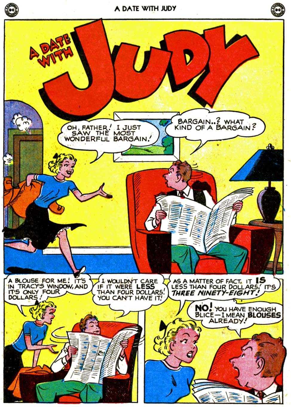 Read online A Date with Judy comic -  Issue #12 - 40