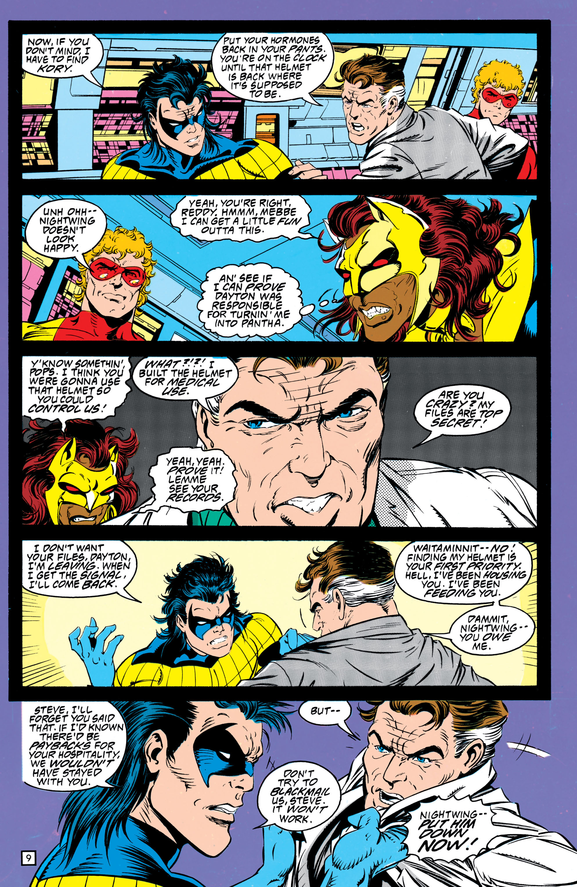 Read online The New Titans (1988) comic -  Issue #99 - 9