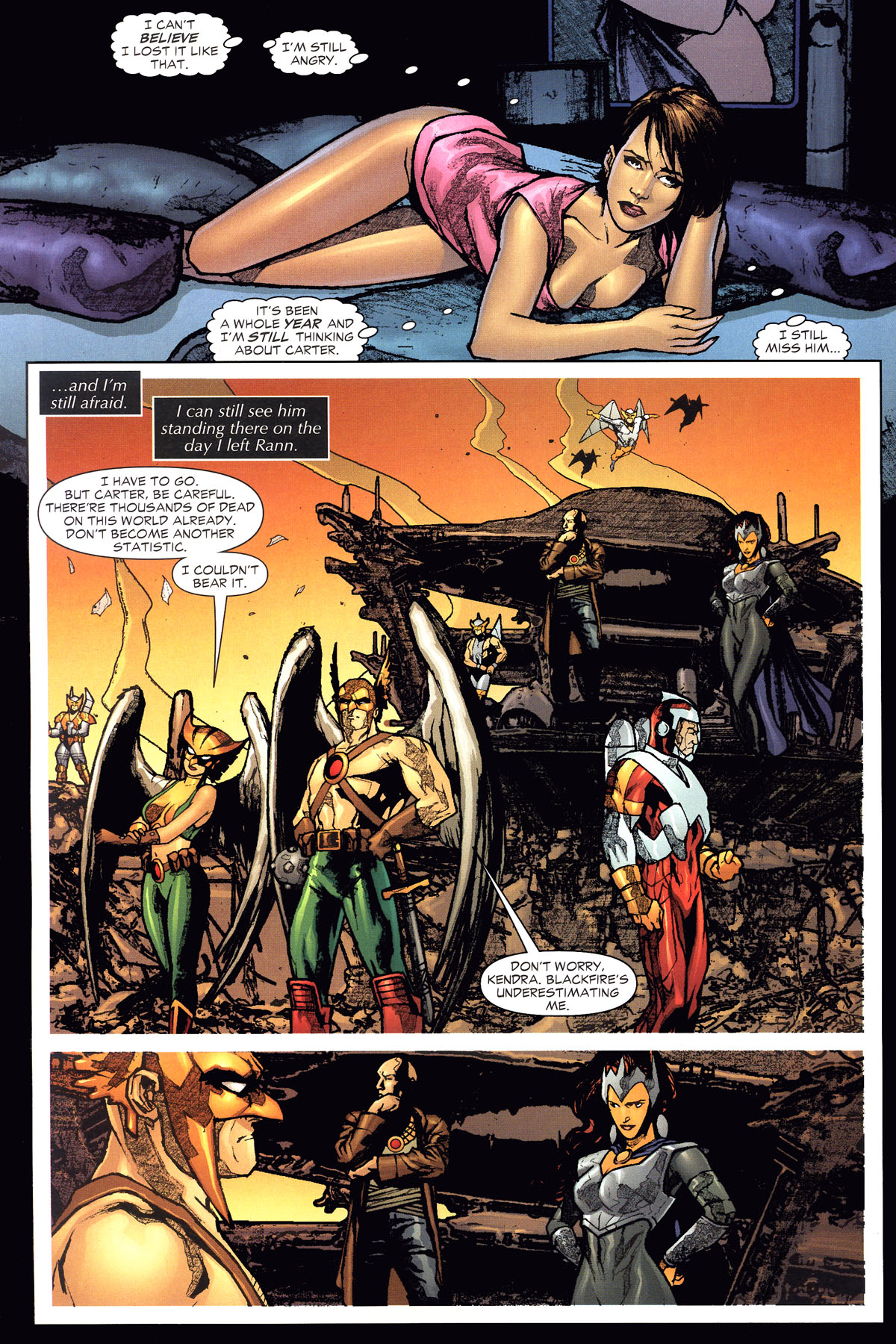 Read online Hawkgirl comic -  Issue #59 - 6