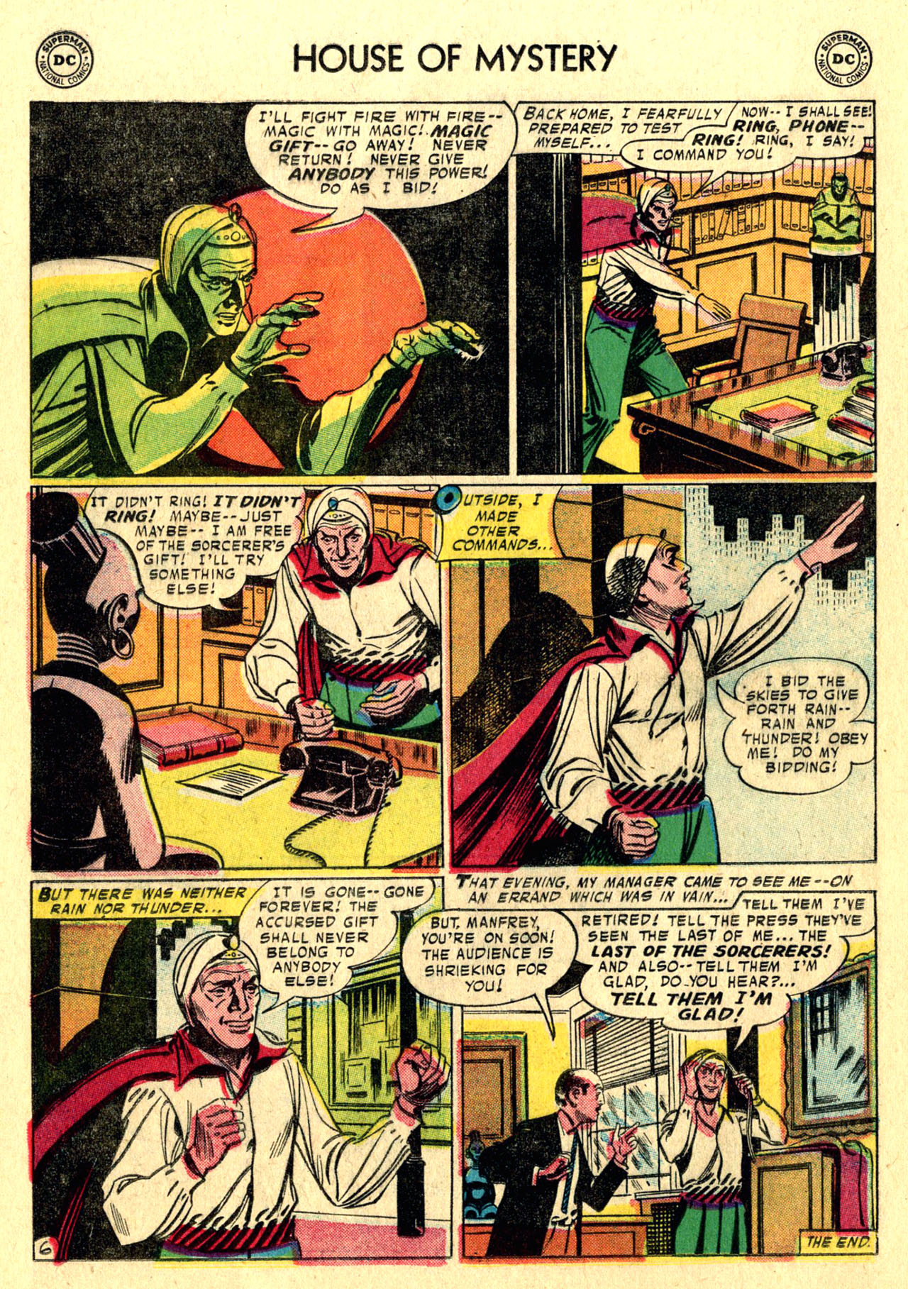 Read online House of Mystery (1951) comic -  Issue #69 - 16