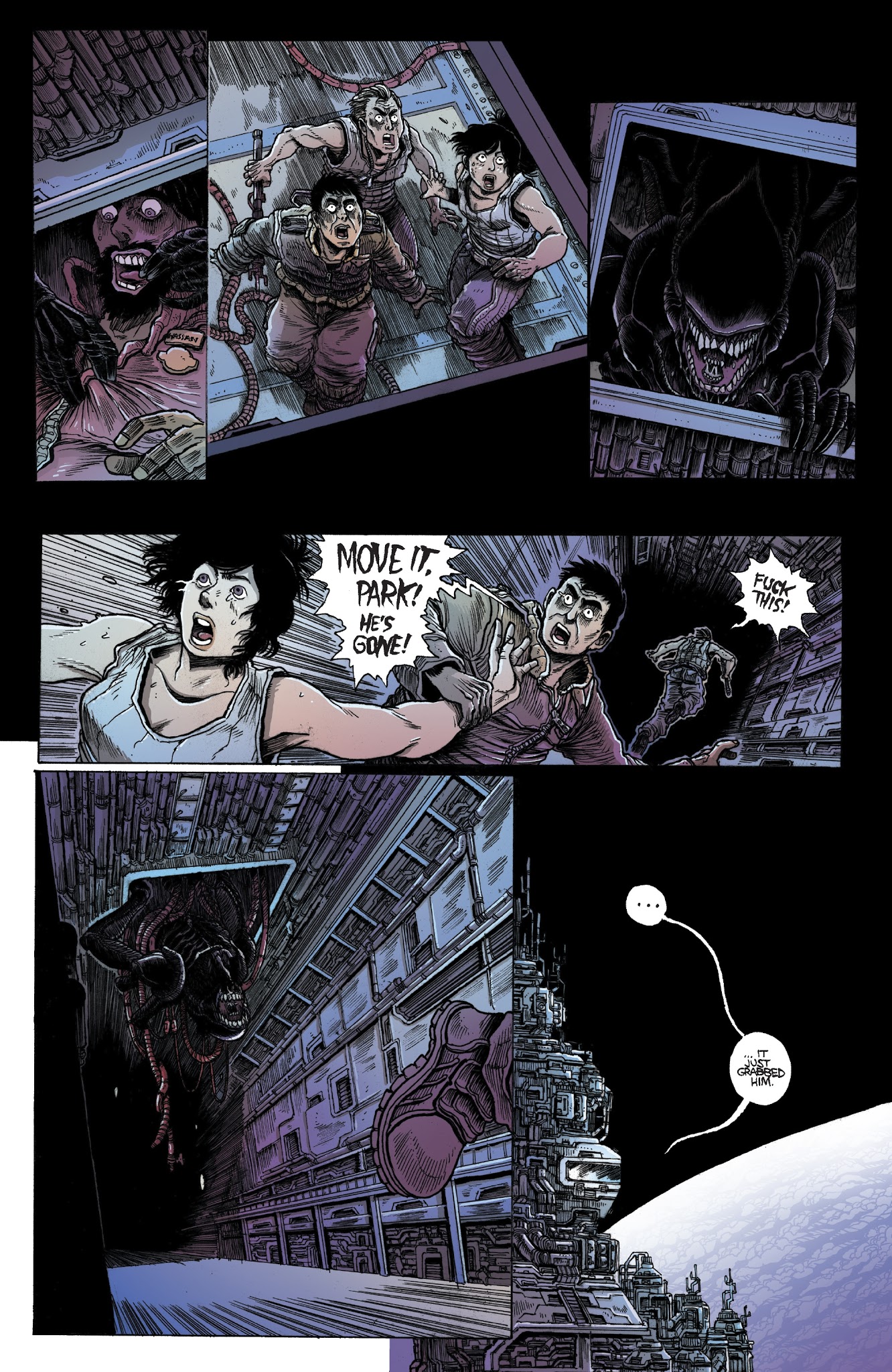 Read online Aliens: Dead Orbit comic -  Issue #3 - 7