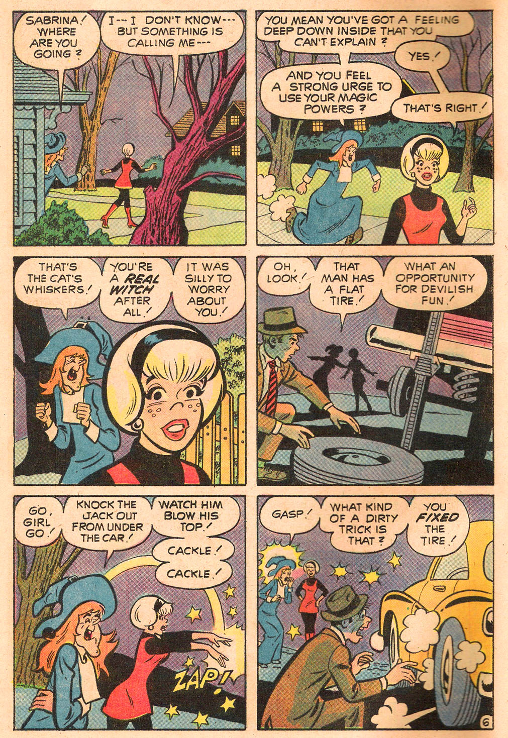 Read online Sabrina The Teenage Witch (1971) comic -  Issue #7 - 7