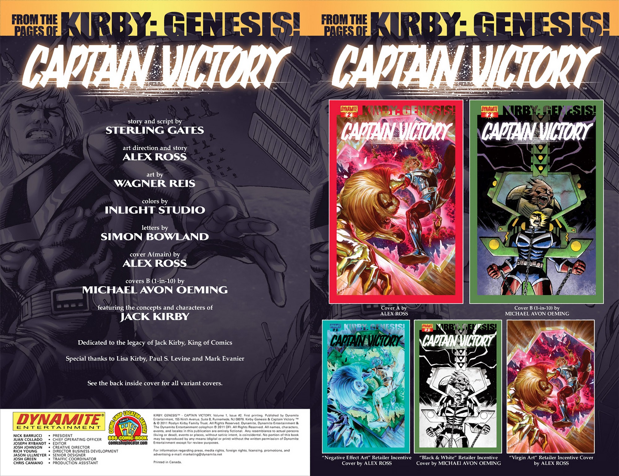 Read online Kirby: Genesis - Captain Victory comic -  Issue #2 - 3