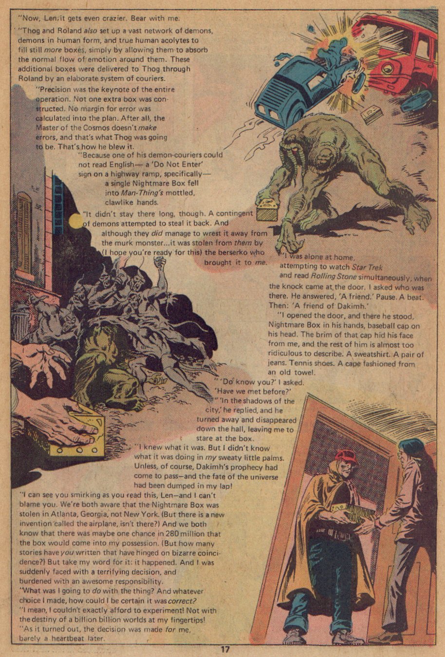 Read online Man-Thing (1974) comic -  Issue #22 - 12