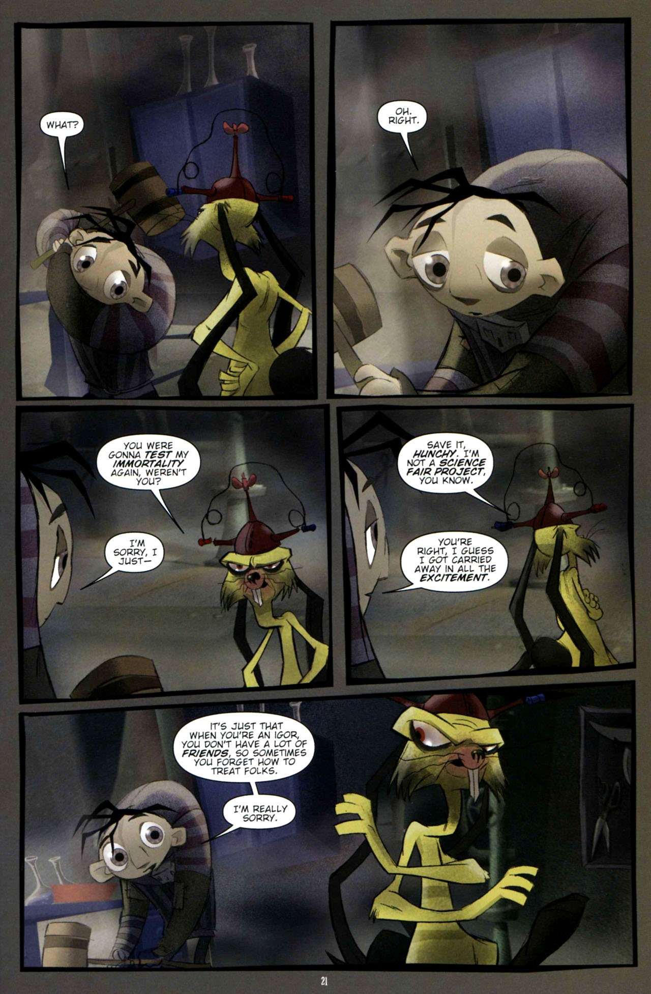 Read online Igor Movie Prequel comic -  Issue #1 - 23