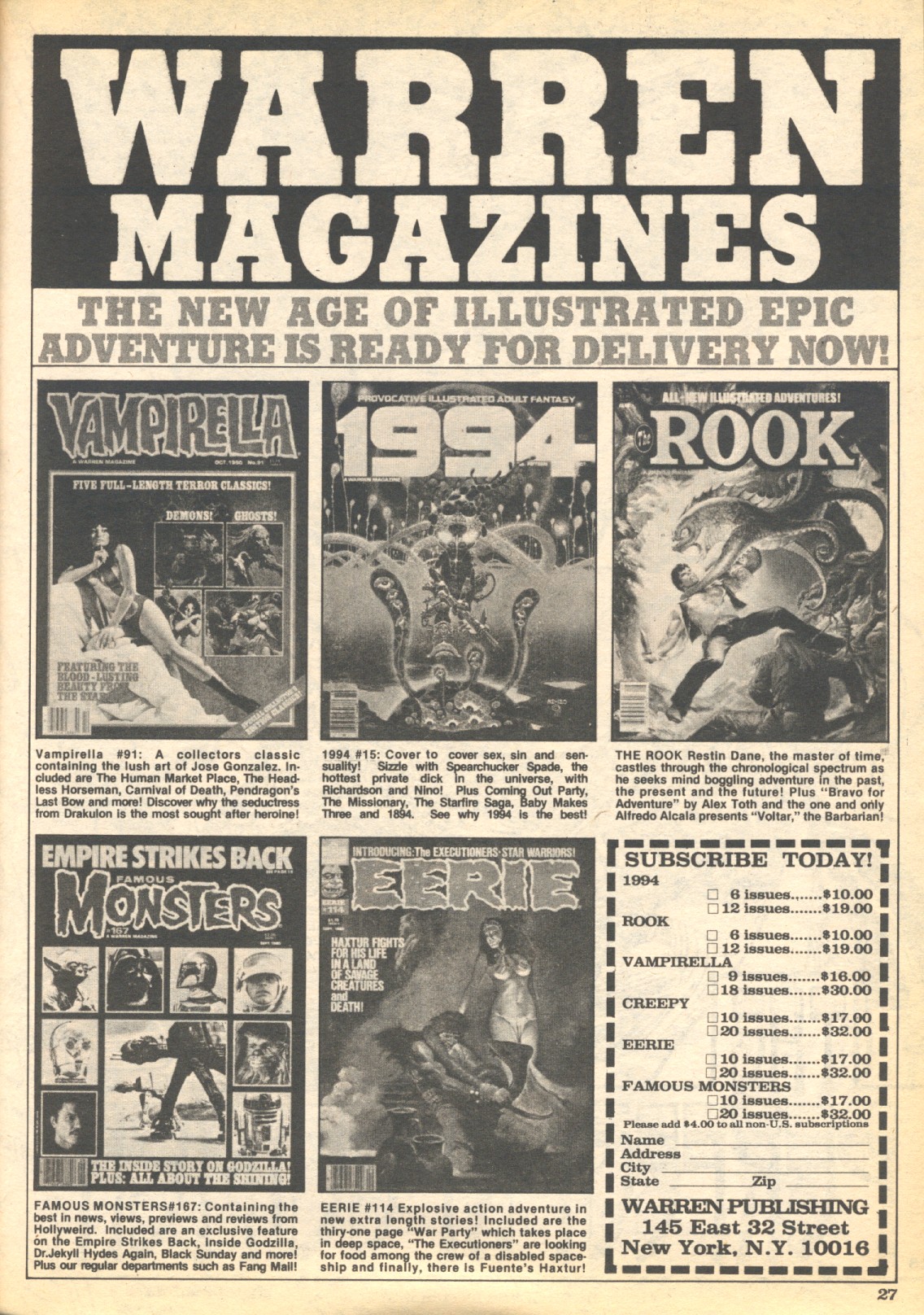 Read online Creepy (1964) comic -  Issue #122 - 27