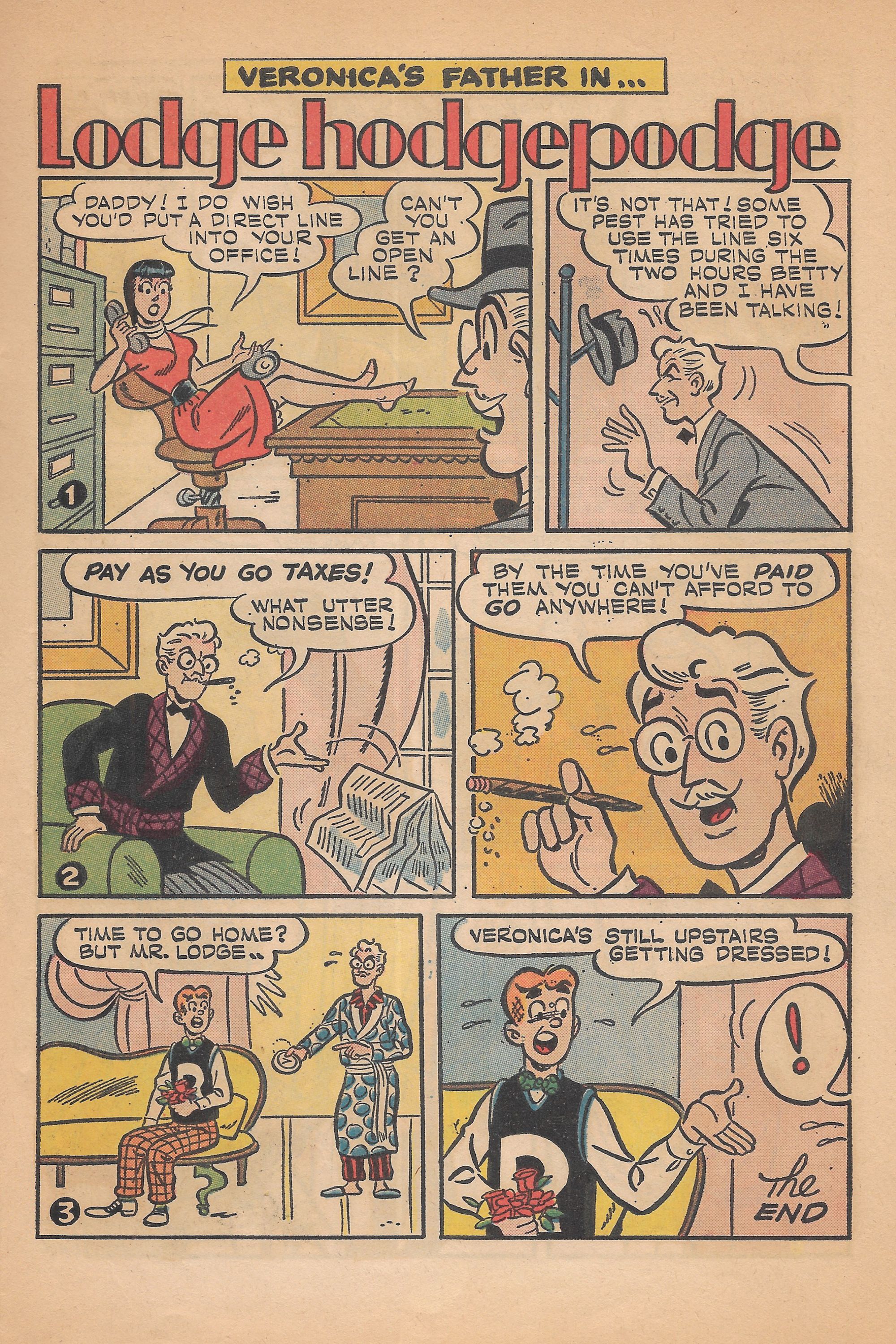 Read online Archie's Joke Book Magazine comic -  Issue #67 - 15