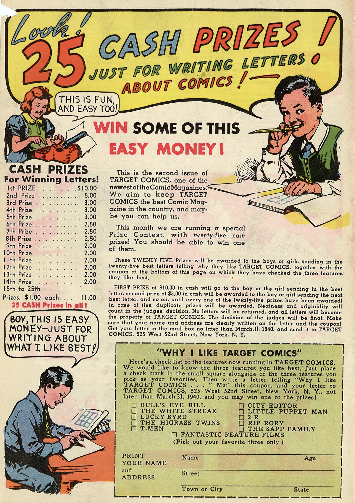 Read online Target Comics comic -  Issue #2 - 68