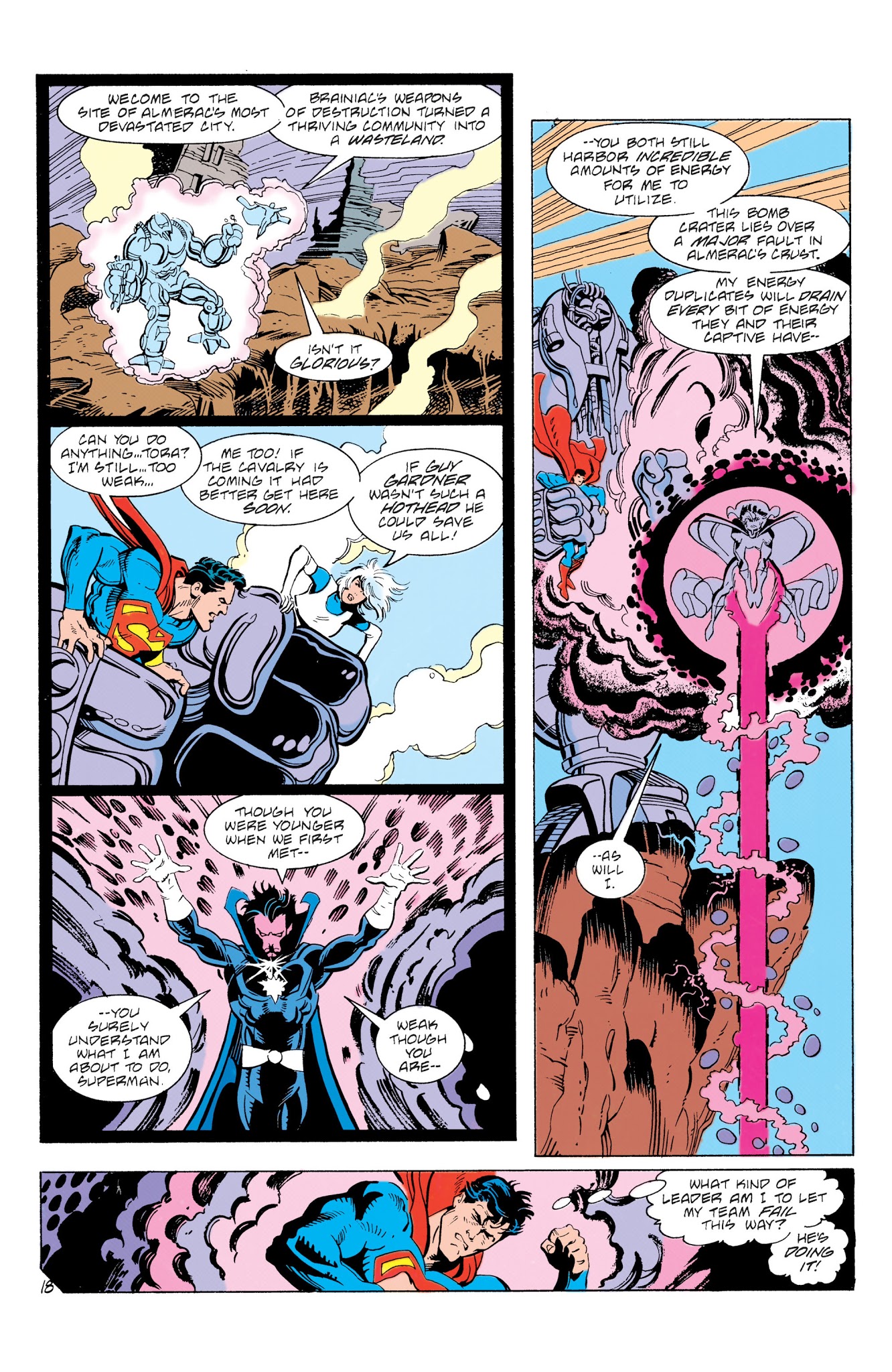 Read online Superman & The Justice League America comic -  Issue #1 - 132