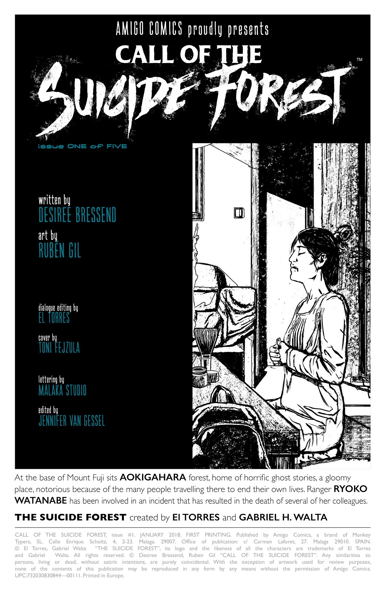 Read online Call of the Suicide Forest comic -  Issue #1 - 2