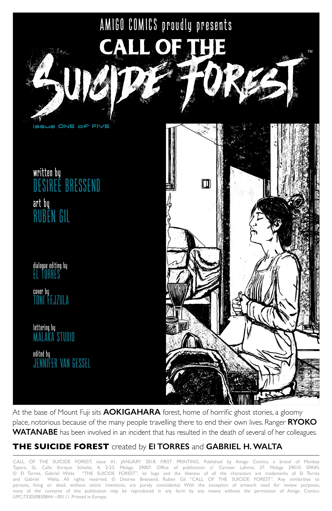 Read online Call of the Suicide Forest comic -  Issue #1 - 2