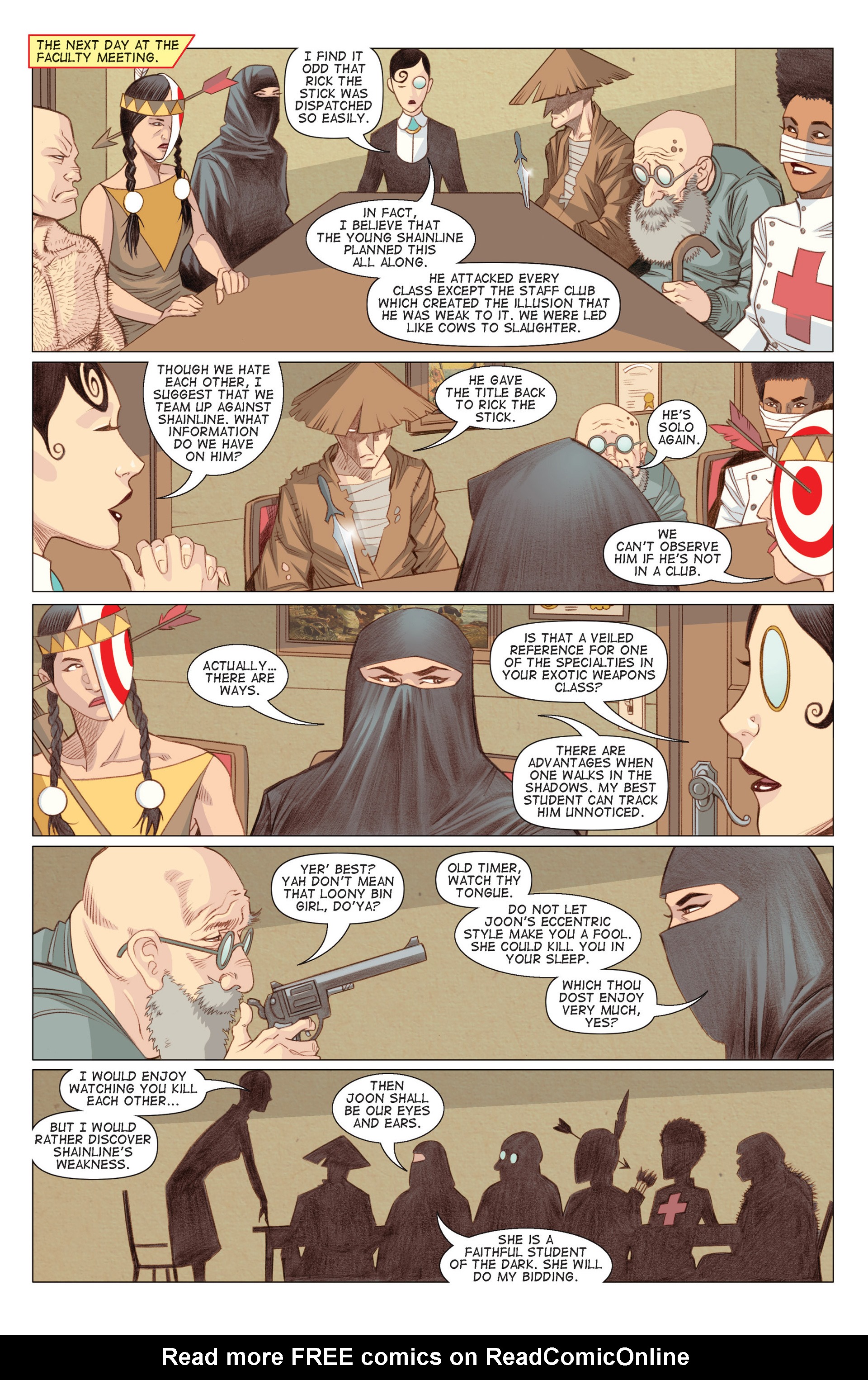 Read online Five Weapons comic -  Issue #3 - 10