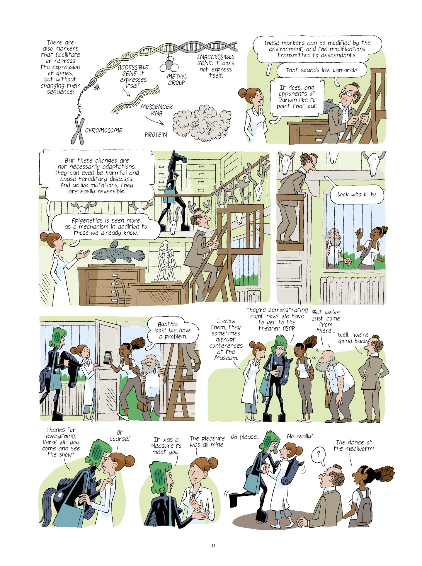 Read online Evolution, Darwin, God, and the Horse-People comic -  Issue # TPB - 90
