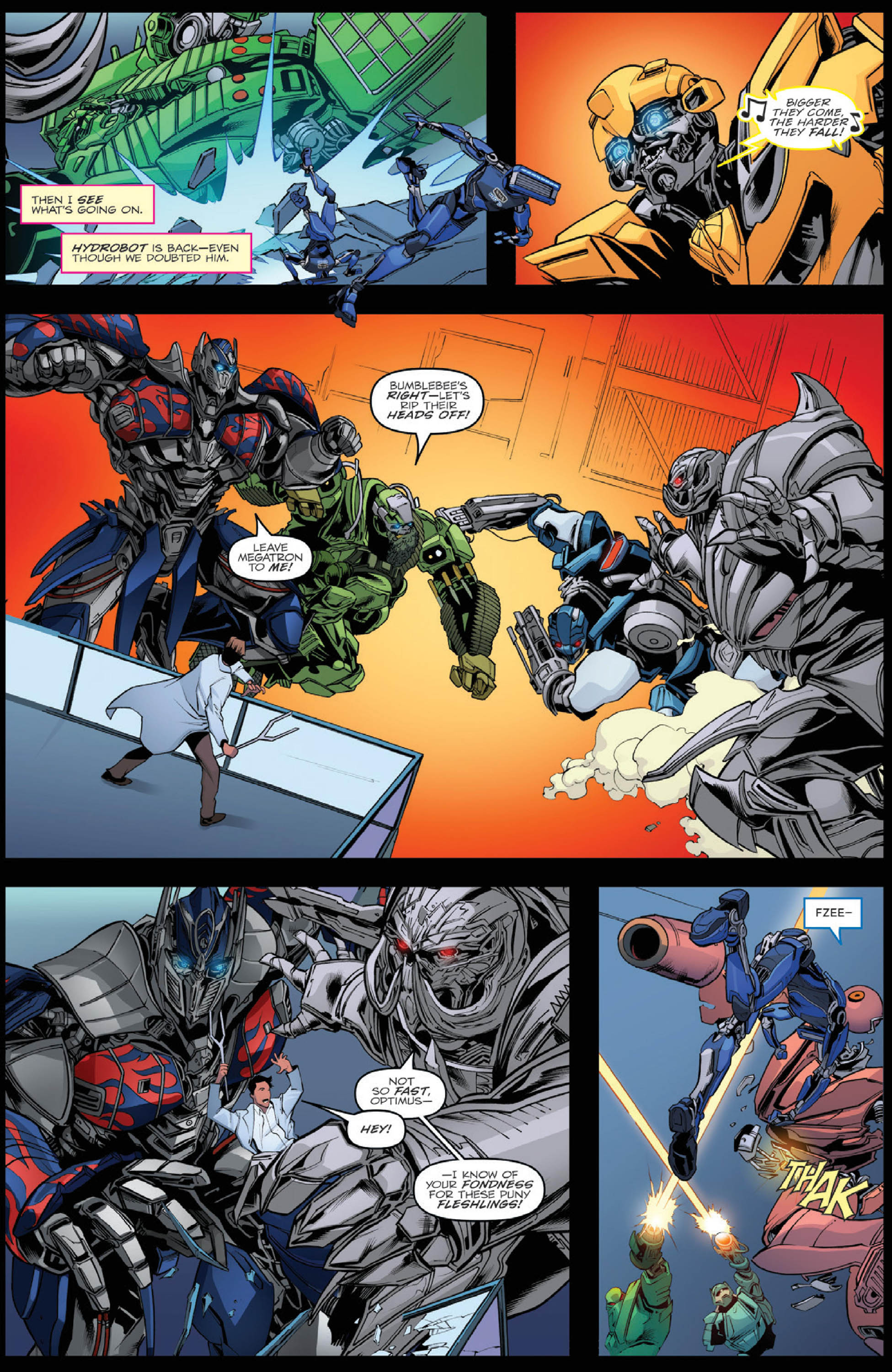 Read online Schick Hydrobot & the Transformers: A New Friend comic -  Issue # Full - 17