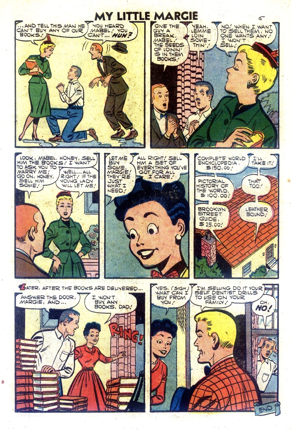 Read online My Little Margie (1954) comic -  Issue #18 - 7