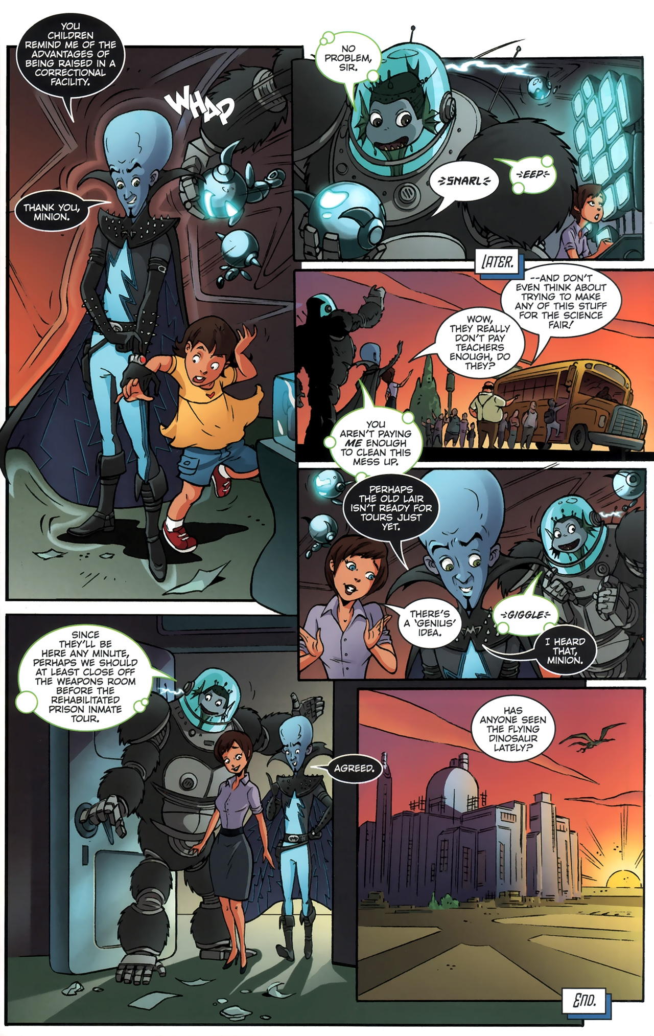 Read online Megamind: Bad. Blue. Brilliant. comic -  Issue #2 - 30