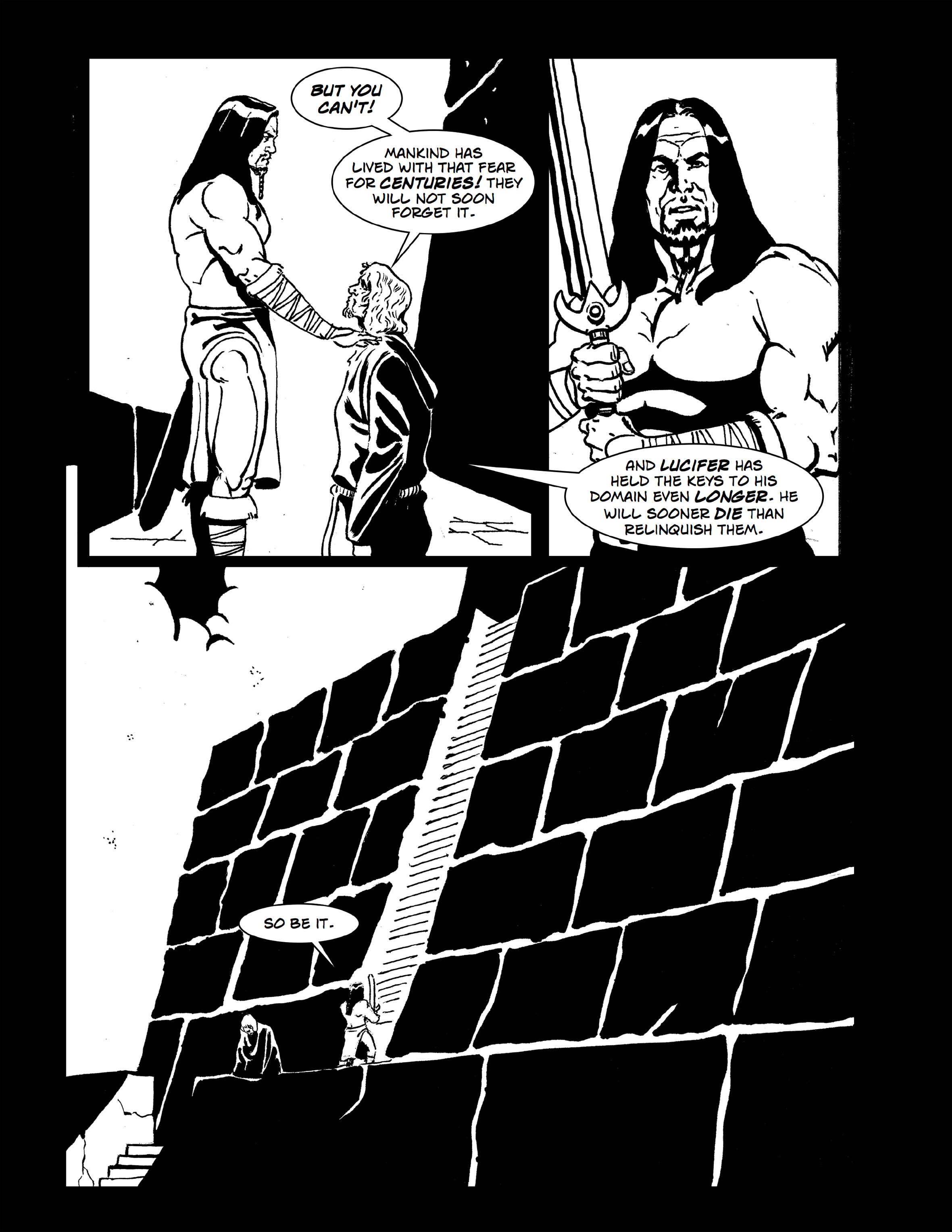 Read online Jesus Christ Demon Slayer comic -  Issue #3 - 7
