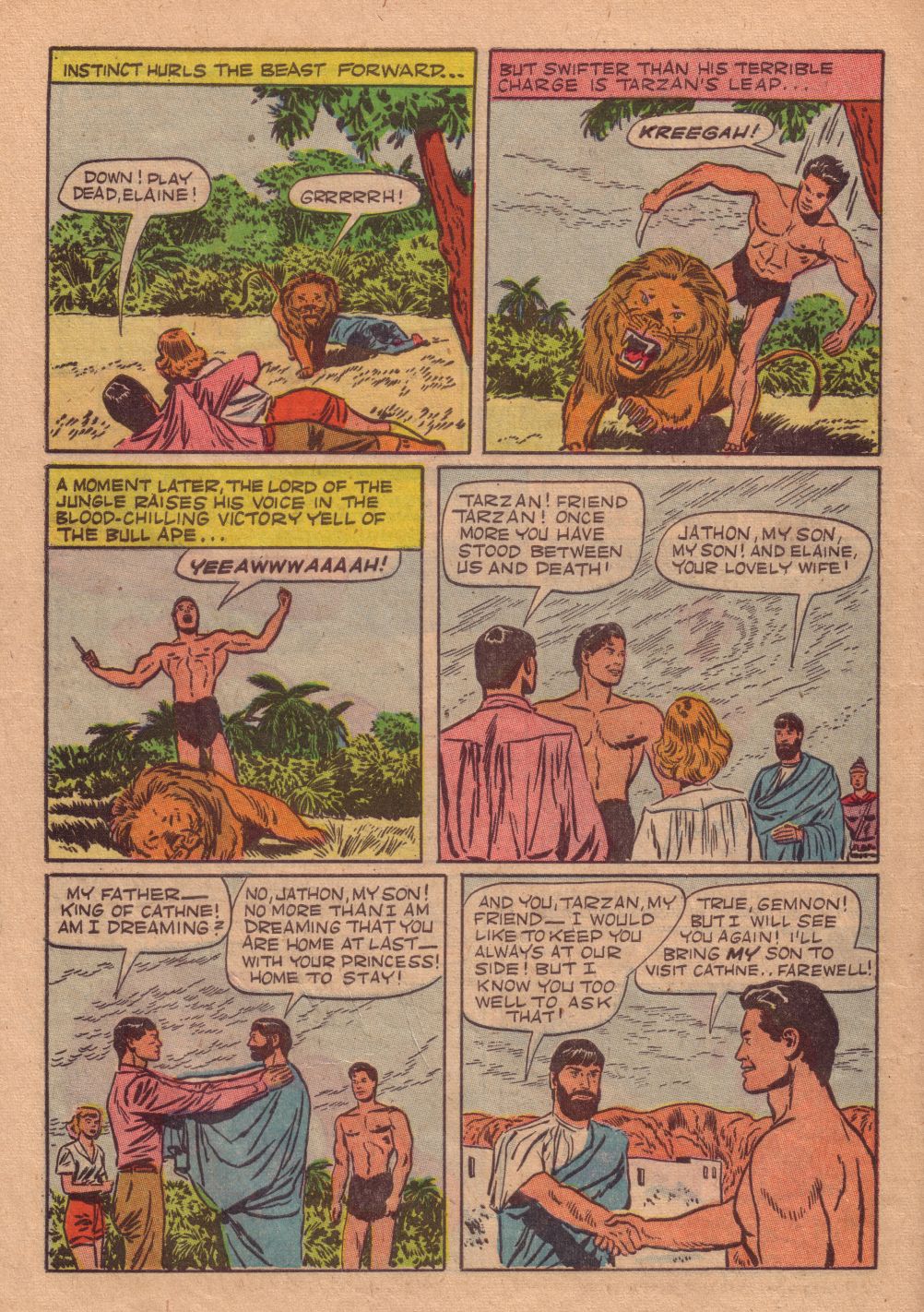 Read online Tarzan (1948) comic -  Issue #22 - 42