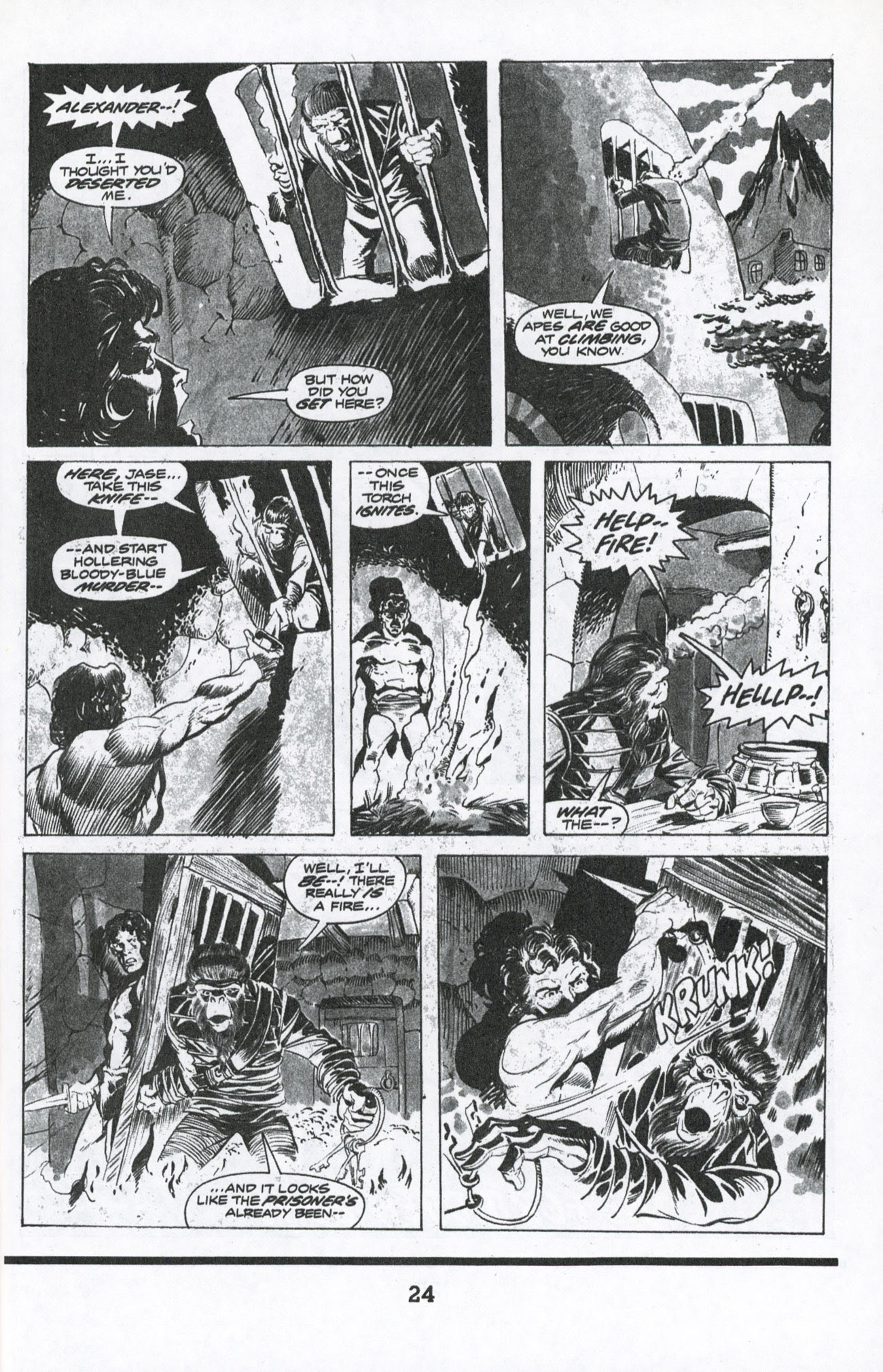 Read online Terror on the Planet of the Apes comic -  Issue #1 - 29