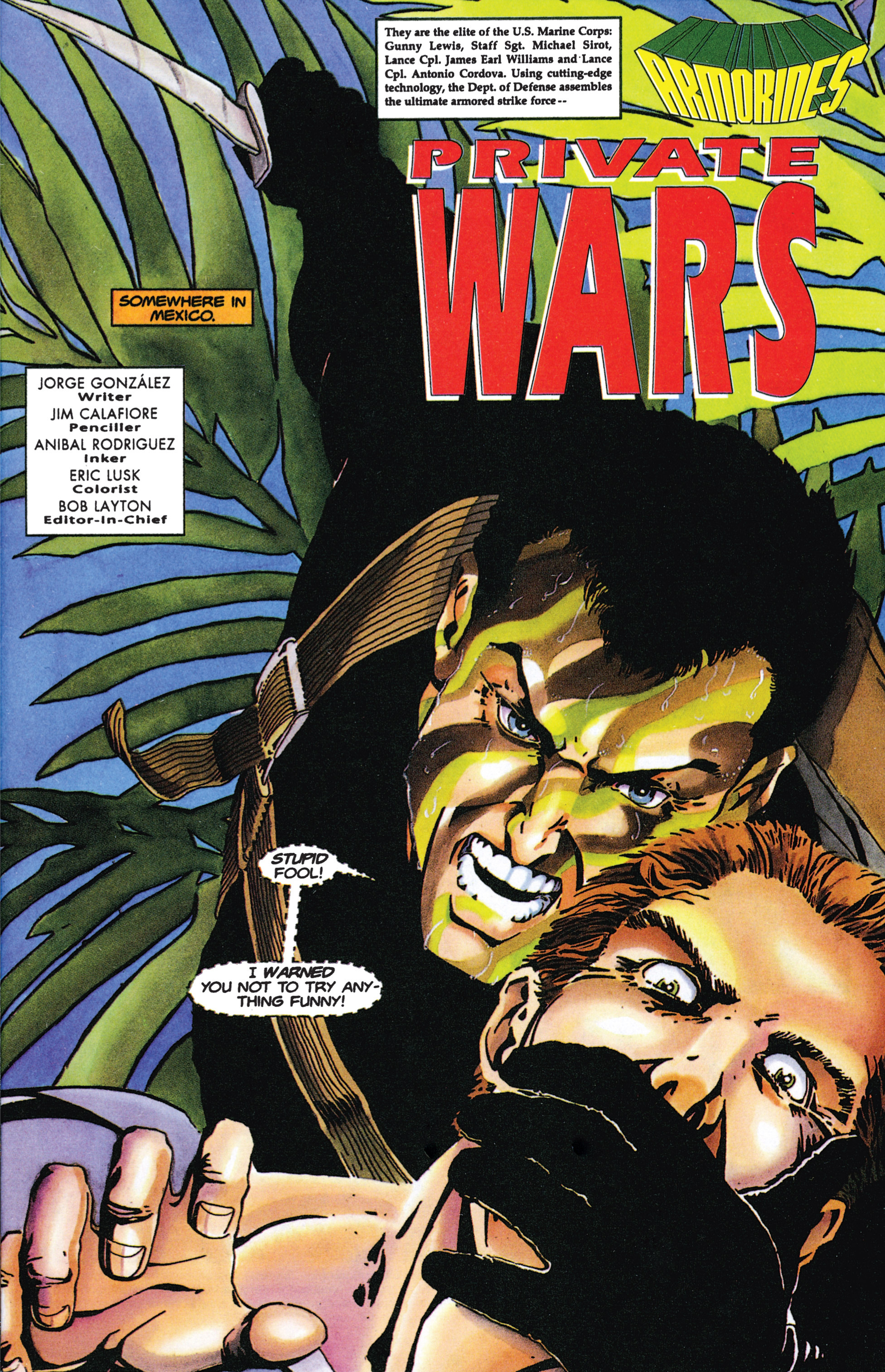 Read online Armorines comic -  Issue #9 - 2
