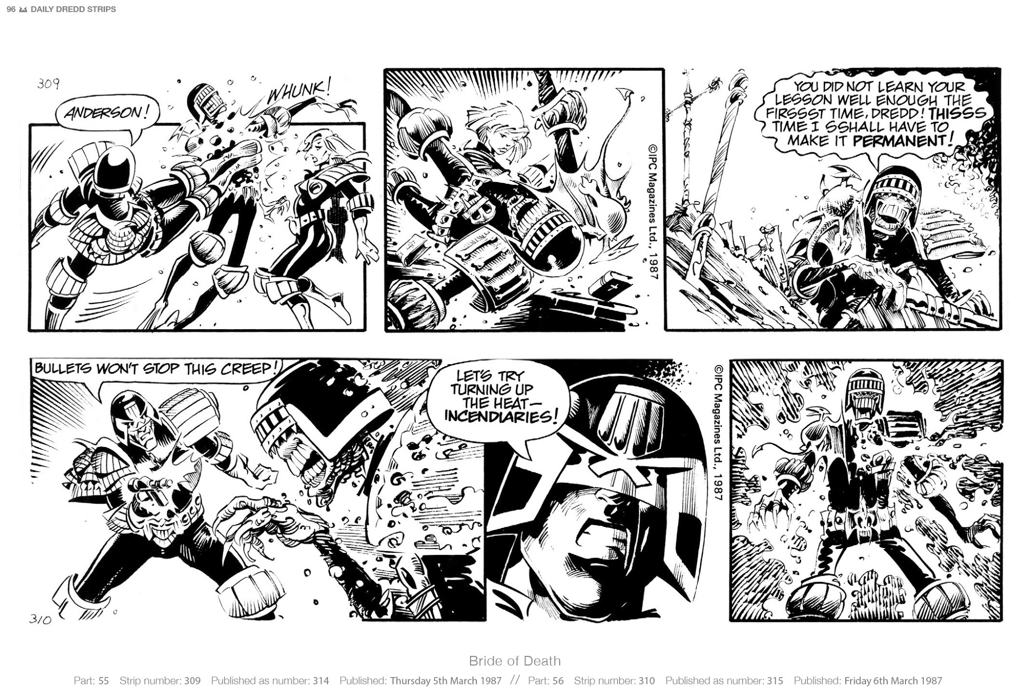 Read online Judge Dredd: The Daily Dredds comic -  Issue # TPB 2 - 99