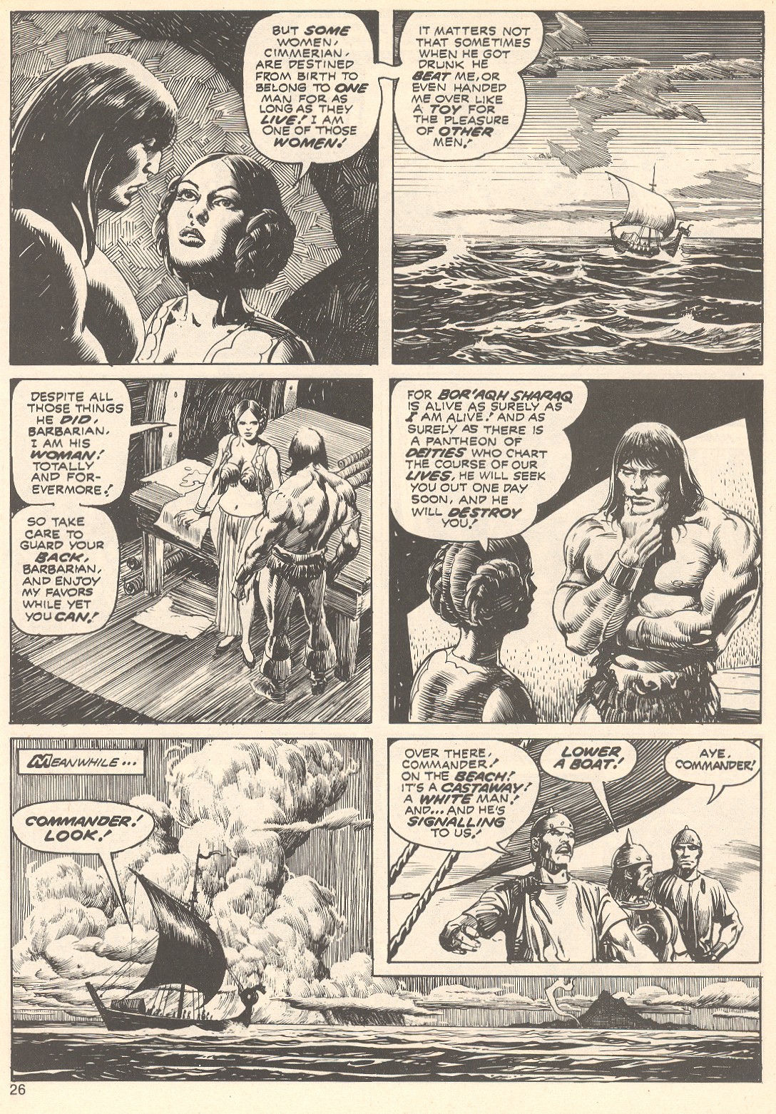Read online The Savage Sword Of Conan comic -  Issue #75 - 26