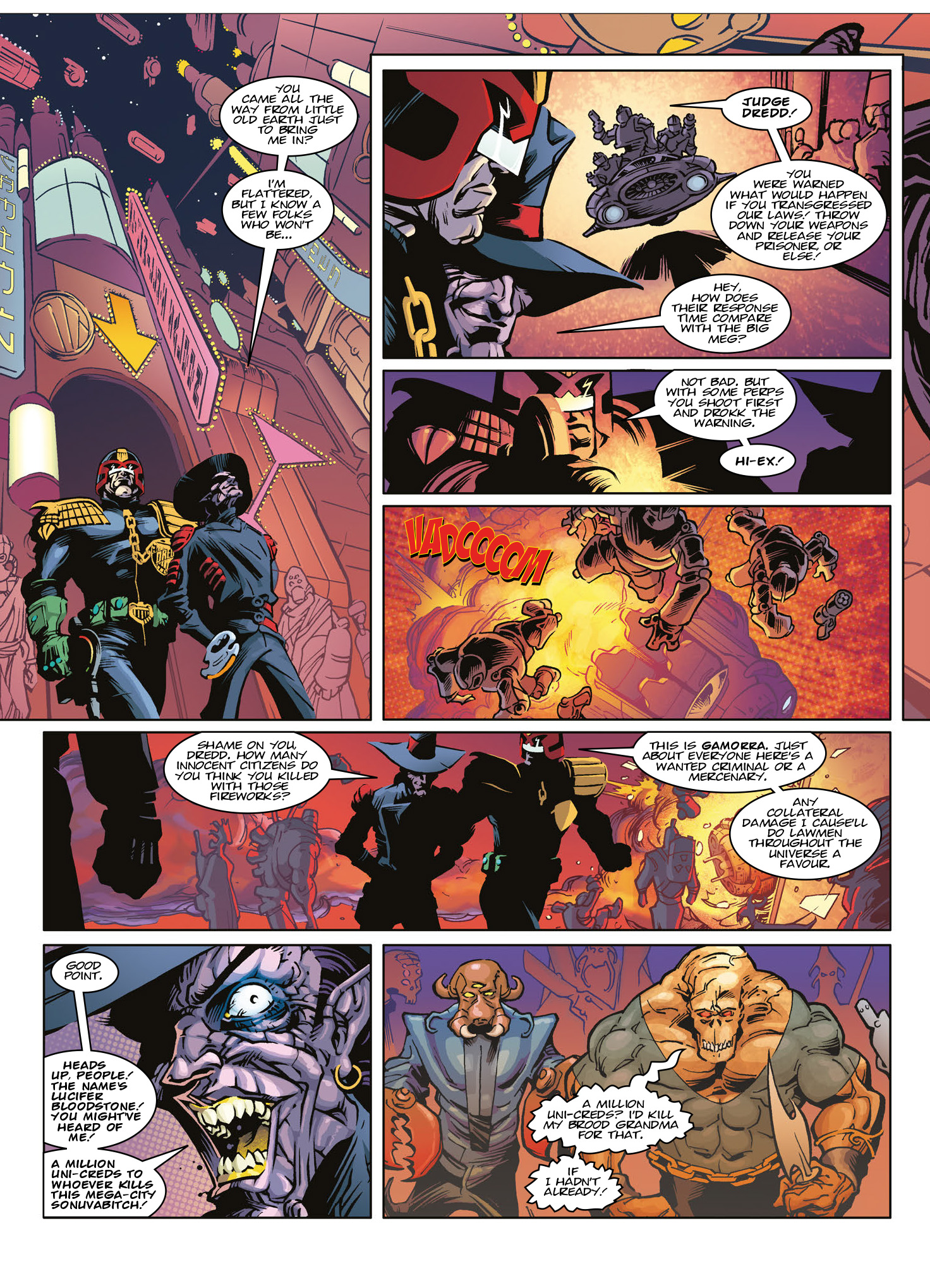 Read online Judge Dredd Megazine (Vol. 5) comic -  Issue #400 - 144
