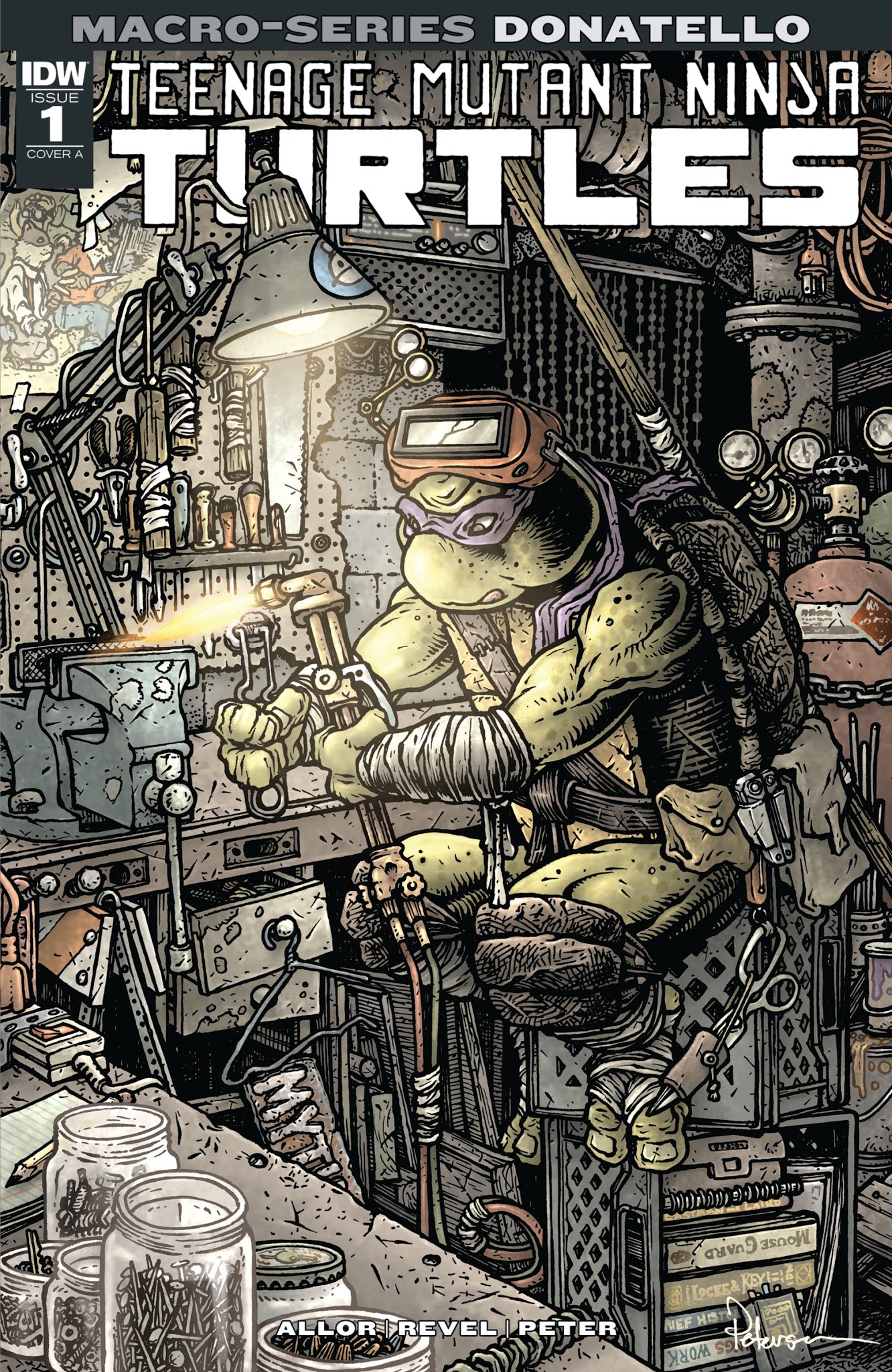 Read online Teenage Mutant Ninja Turtles: Macro-Series comic -  Issue #1 - 1