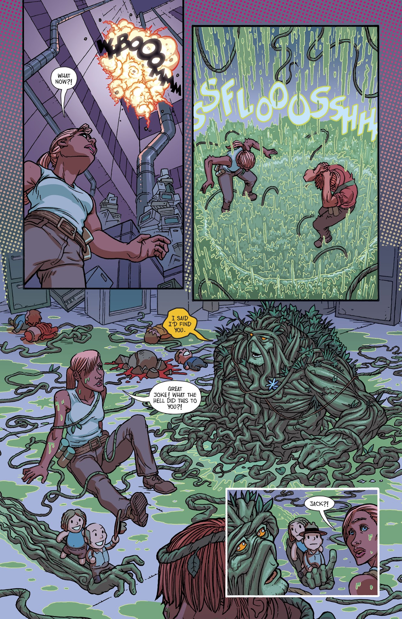 Read online Cave Carson Has a Cybernetic Eye/Swamp Thing Special comic -  Issue # Full - 24