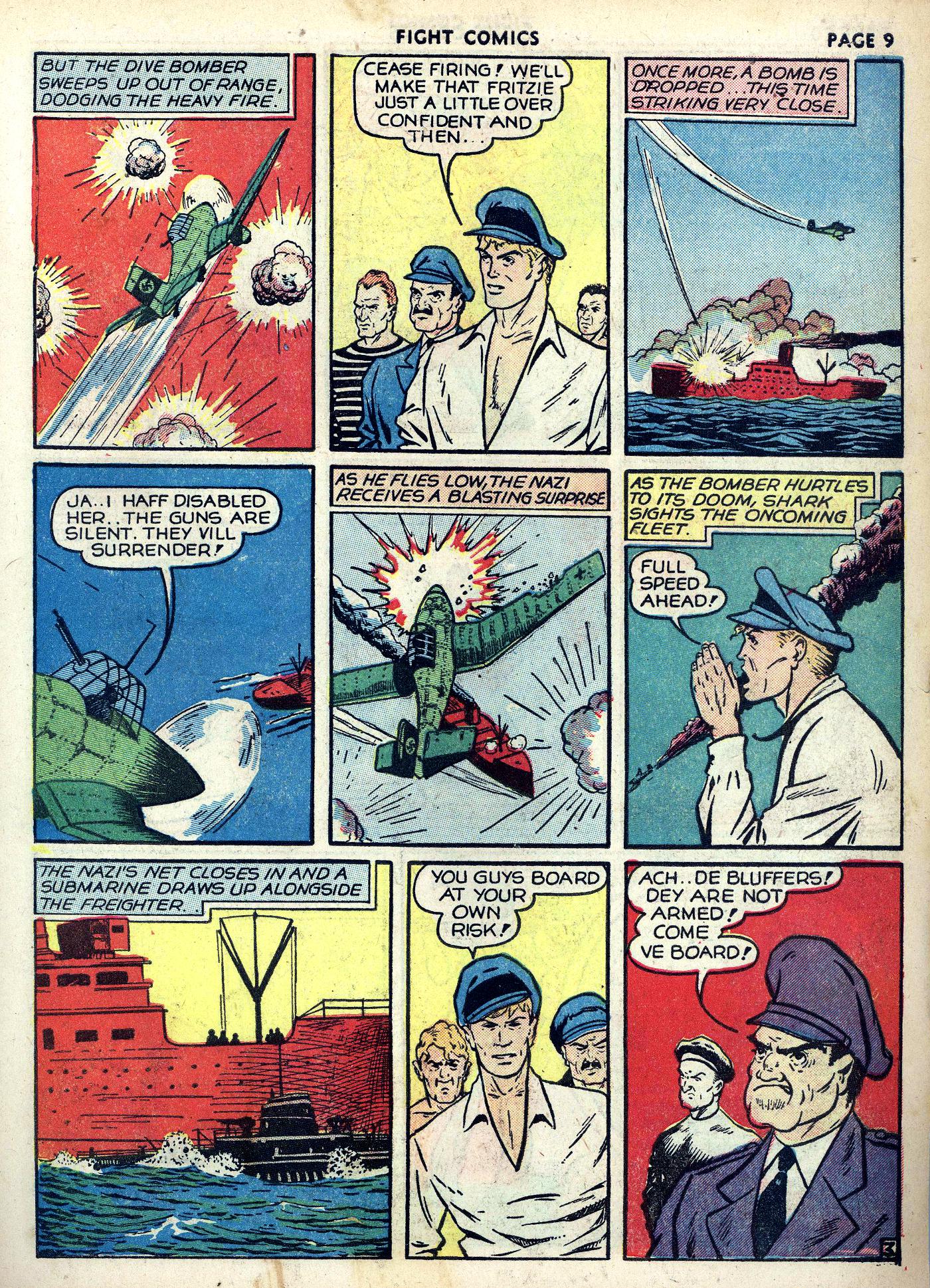 Read online Fight Comics comic -  Issue #10 - 11