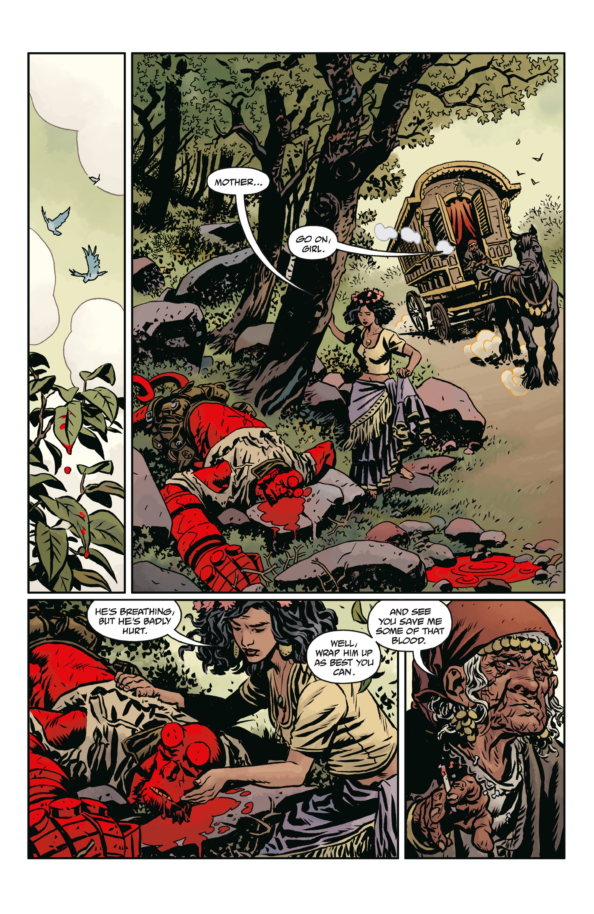 Read online Hellboy and the B.P.R.D.: The Beast of Vargu comic -  Issue # Full - 11