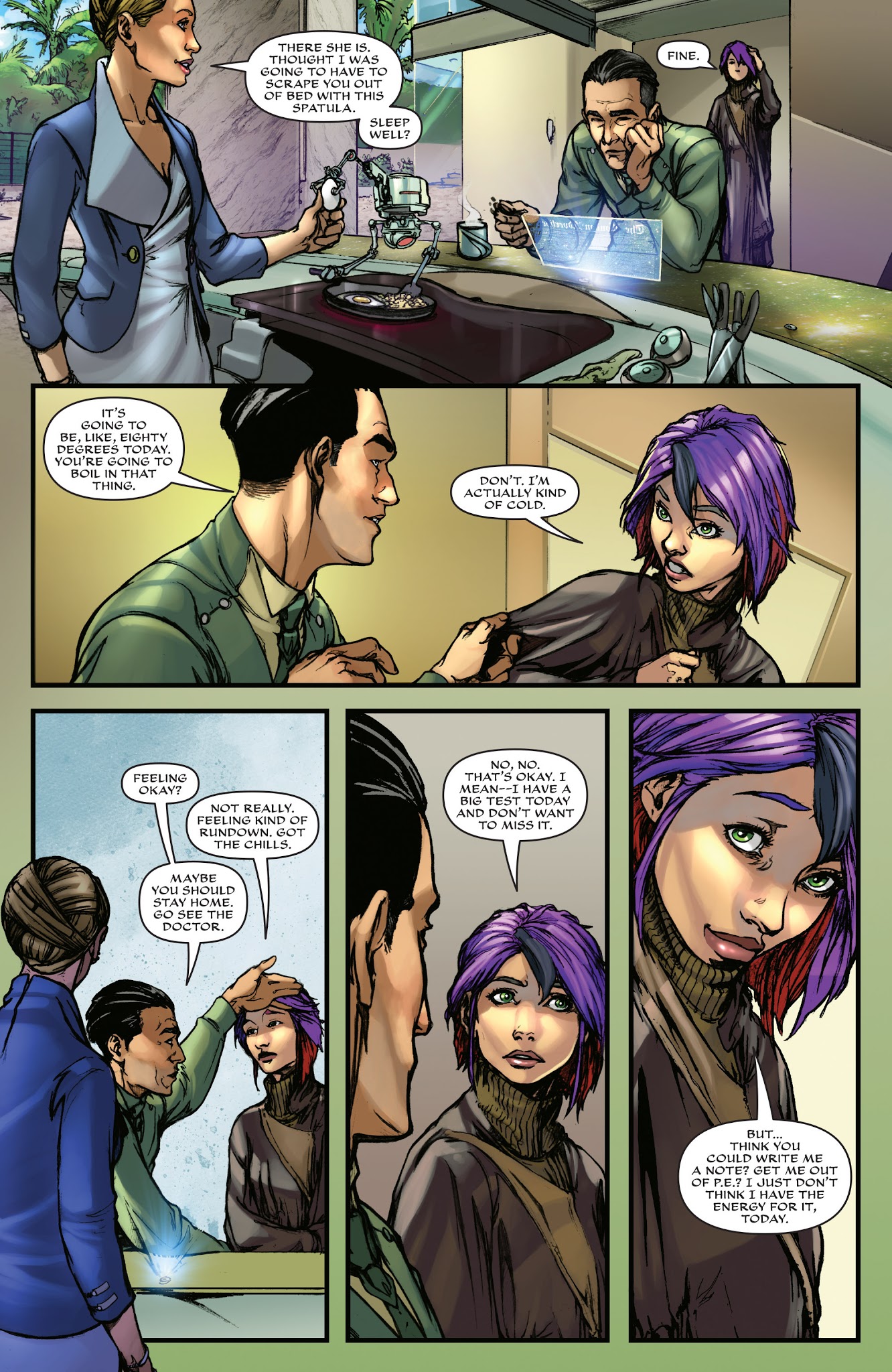 Read online Michael Turner's Eternal Soulfire comic -  Issue #1 - 10