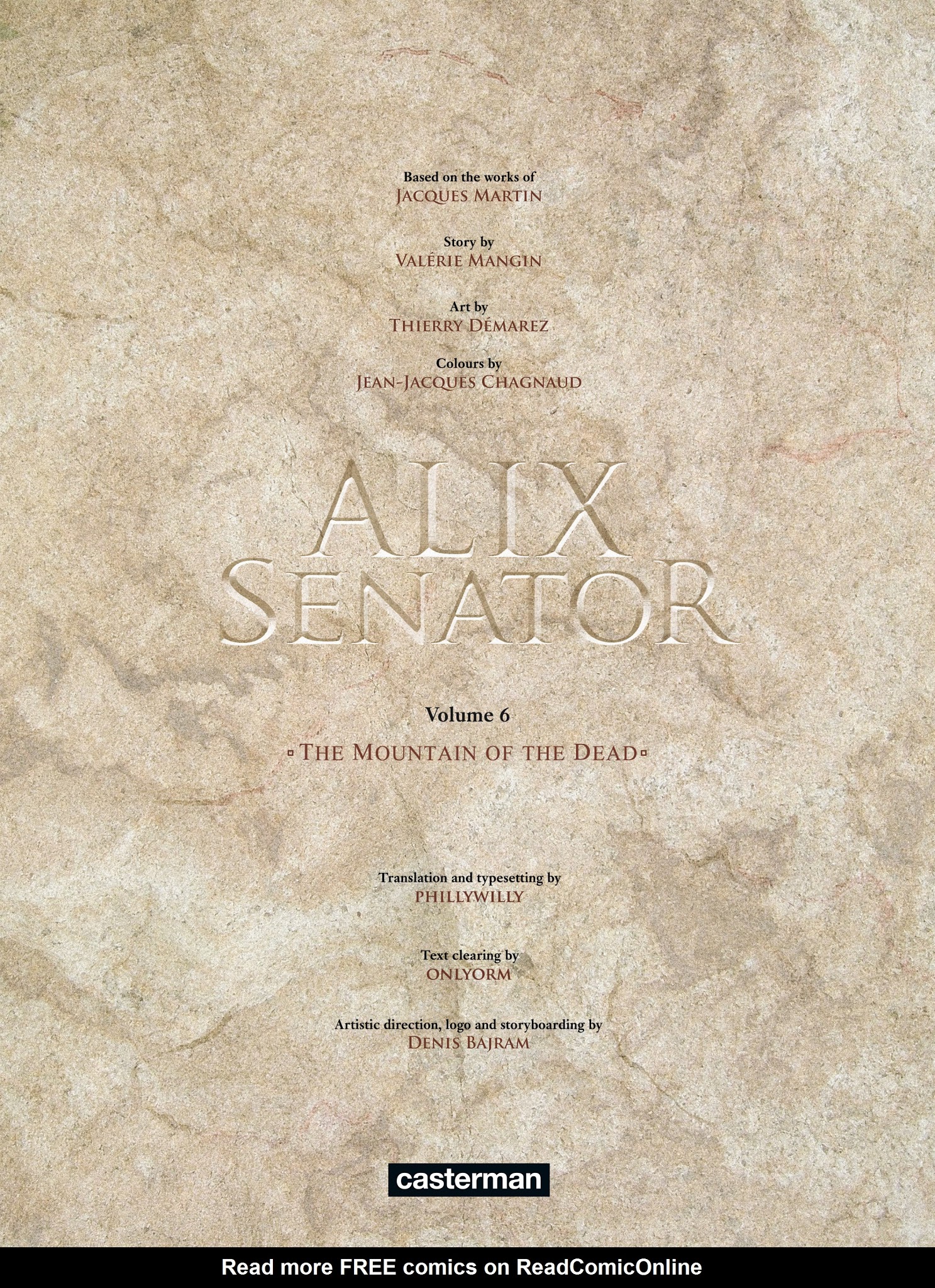 Read online Alix Senator comic -  Issue #6 - 2