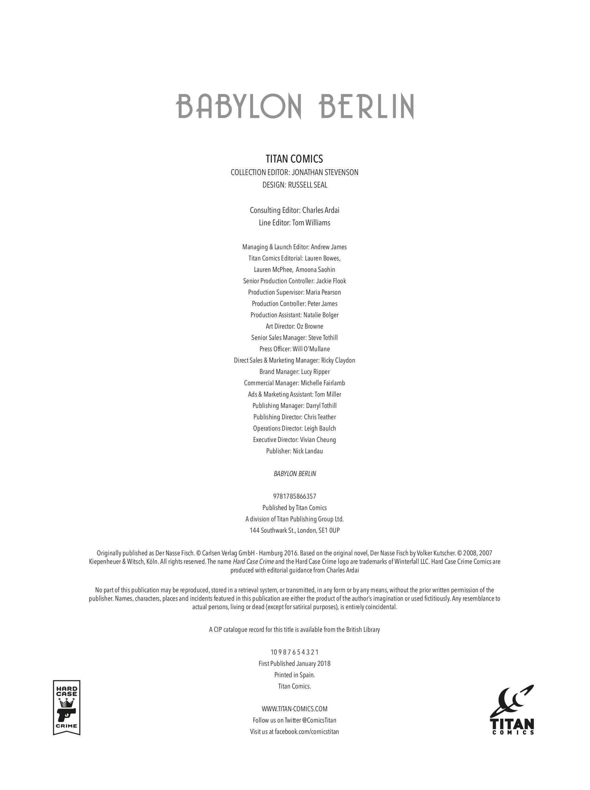 Read online Babylon Berlin comic -  Issue # TPB (Part 1) - 5