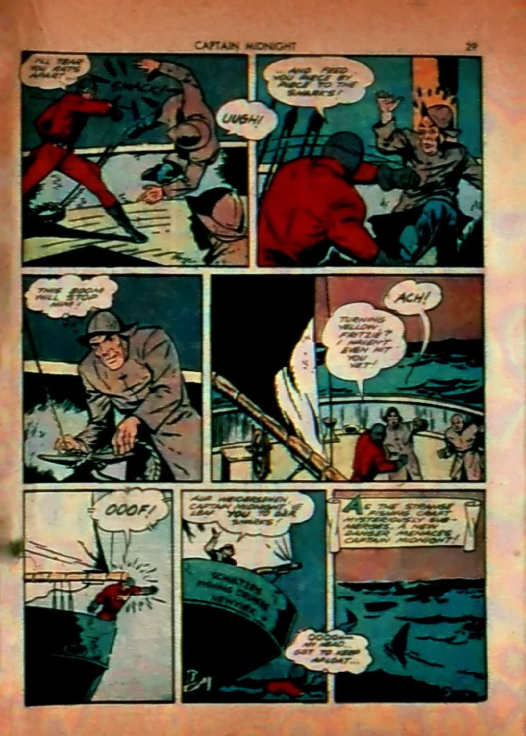 Read online Captain Midnight (1942) comic -  Issue #1 - 29