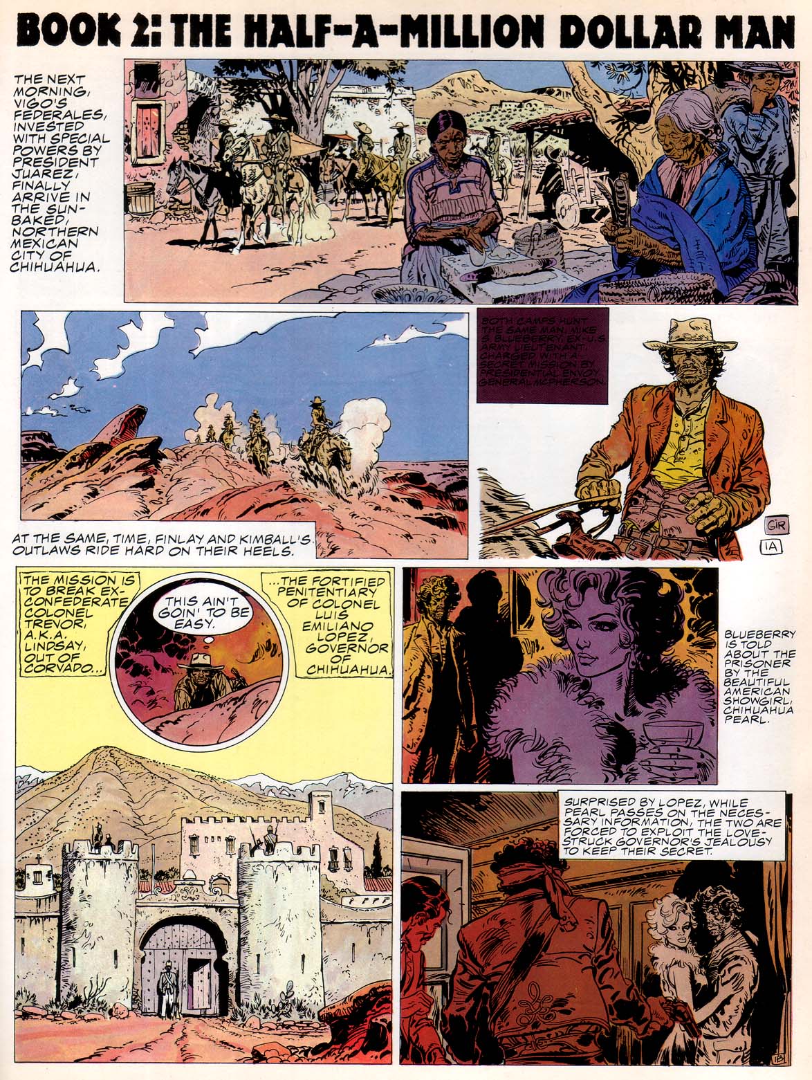 Read online Epic Graphic Novel: Blueberry comic -  Issue #1 - 53