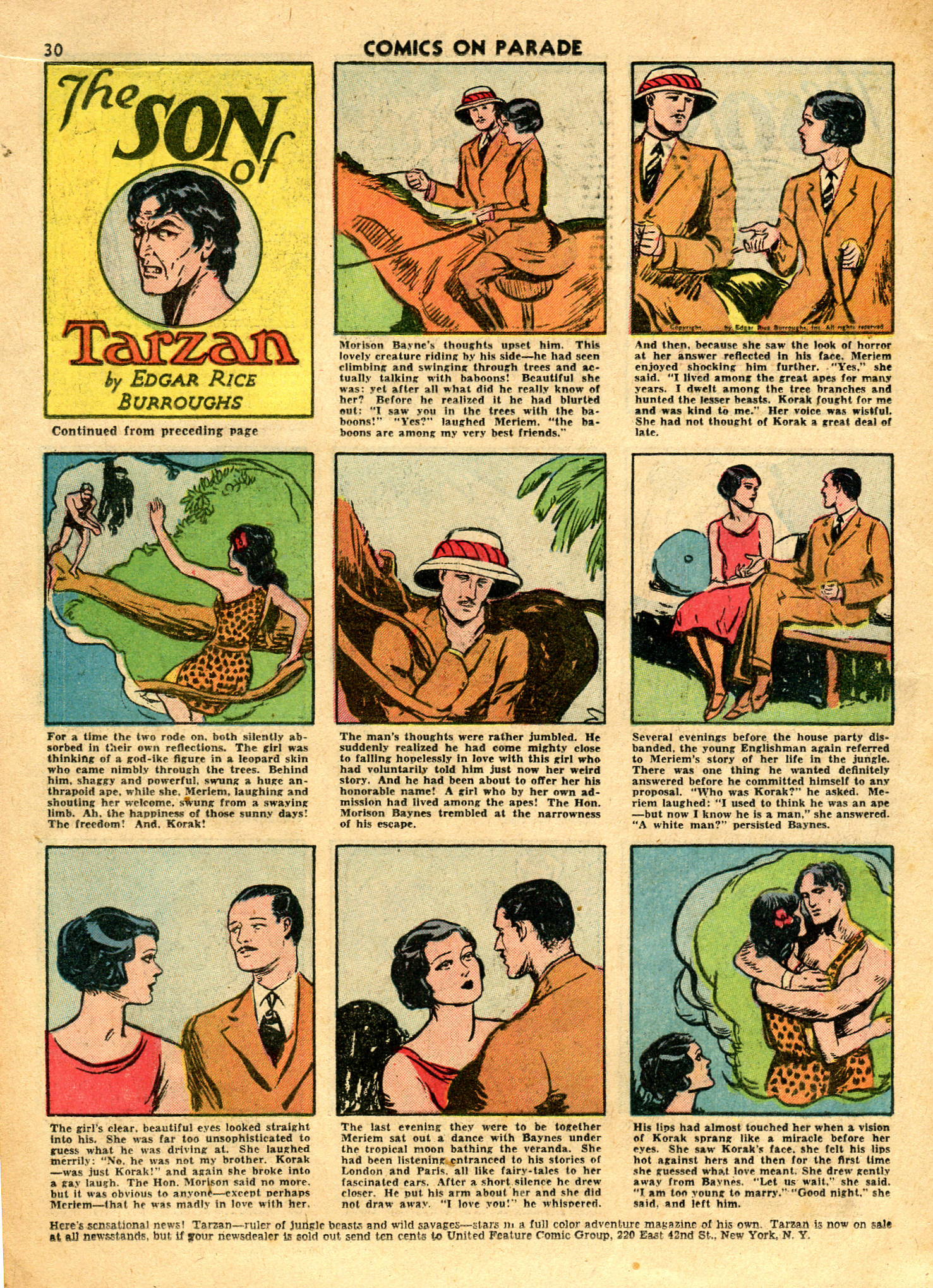 Read online Comics on Parade comic -  Issue #28 - 32