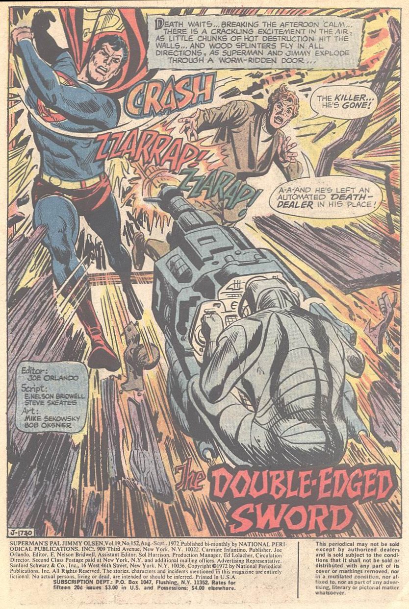 Read online Superman's Pal Jimmy Olsen comic -  Issue #152 - 2