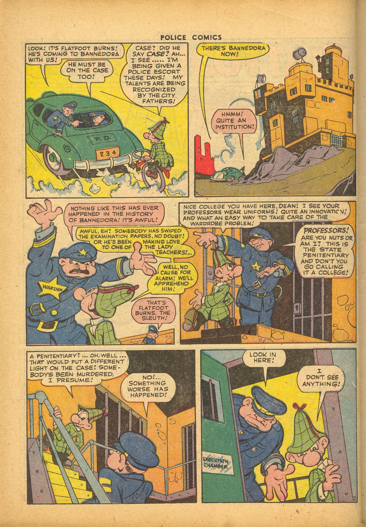 Read online Police Comics comic -  Issue #40 - 47