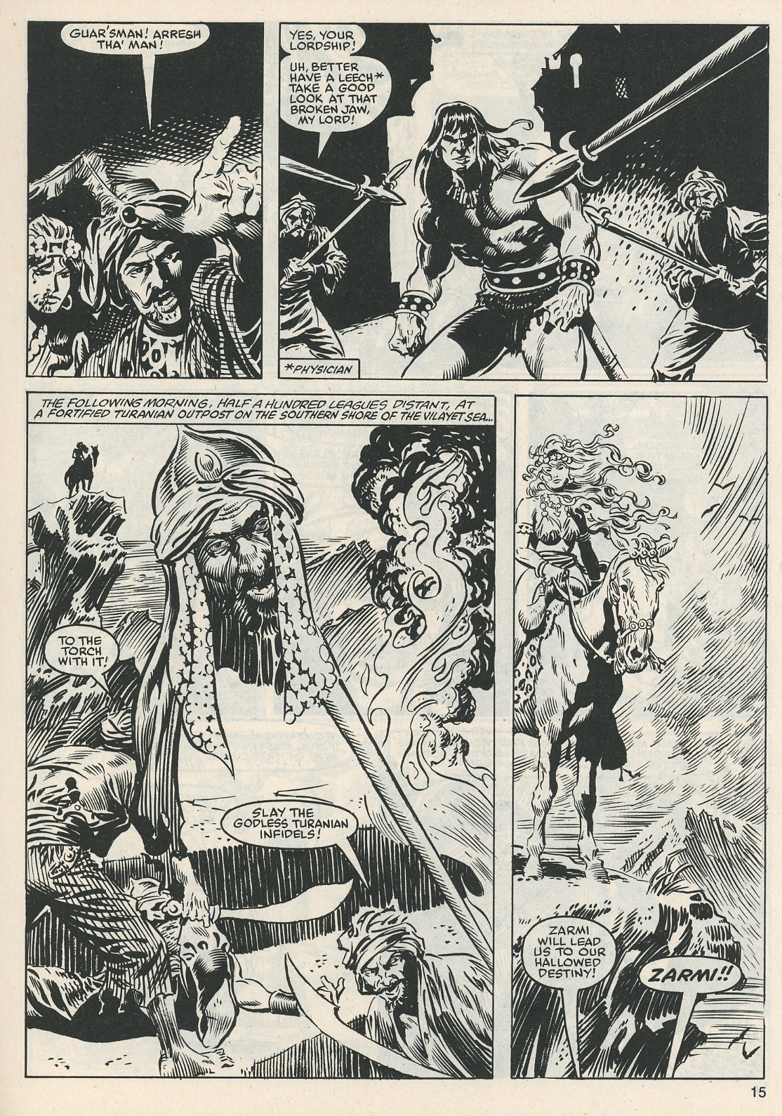 Read online The Savage Sword Of Conan comic -  Issue #112 - 15