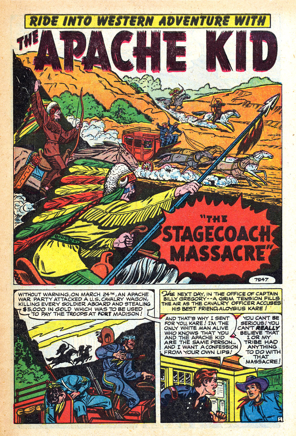 Read online Apache Kid comic -  Issue #4 - 3