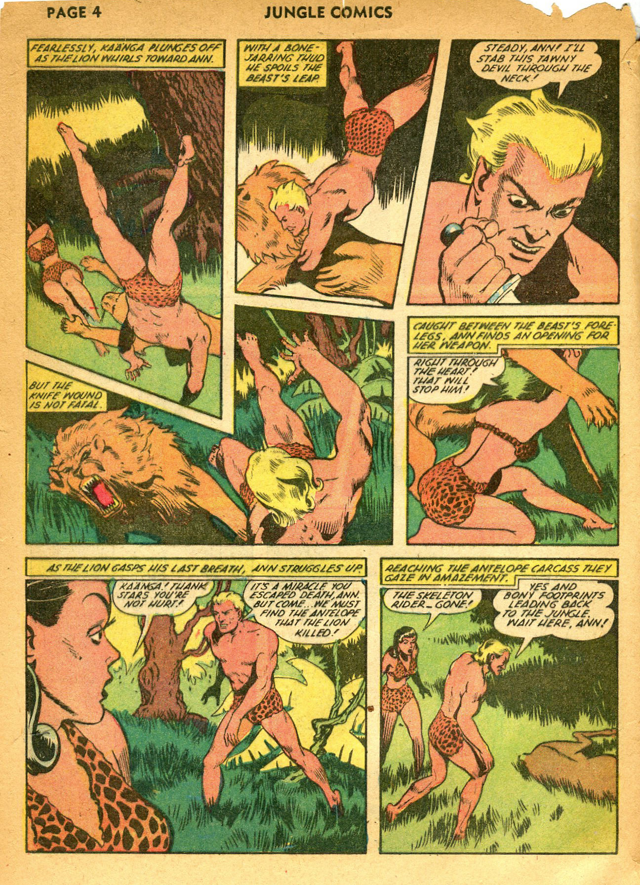 Read online Jungle Comics comic -  Issue #35 - 6