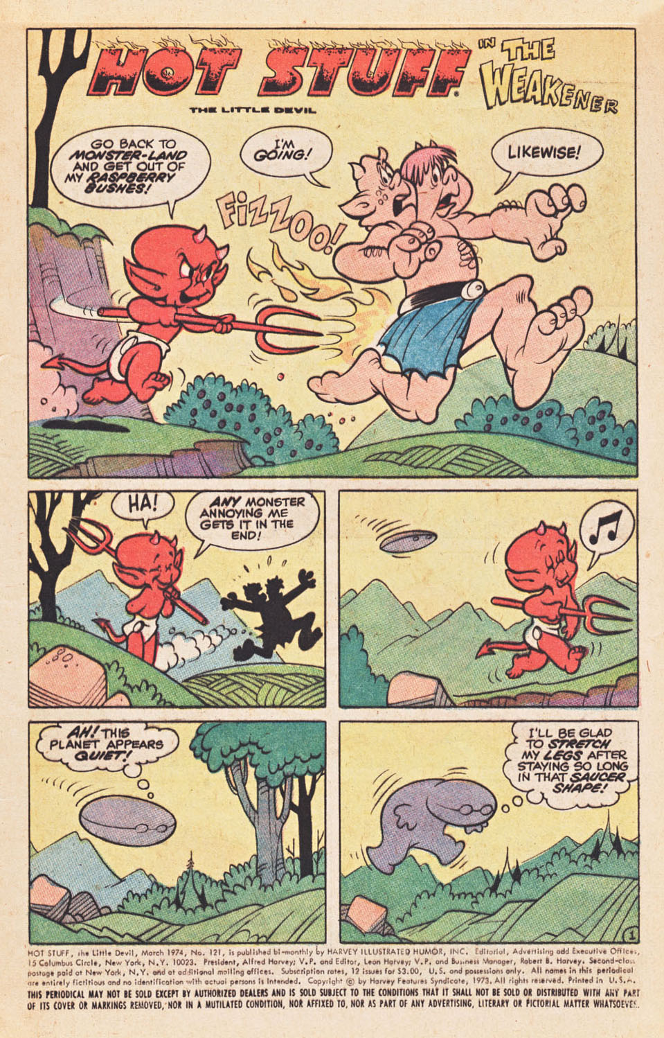 Read online Hot Stuff, the Little Devil comic -  Issue #121 - 5