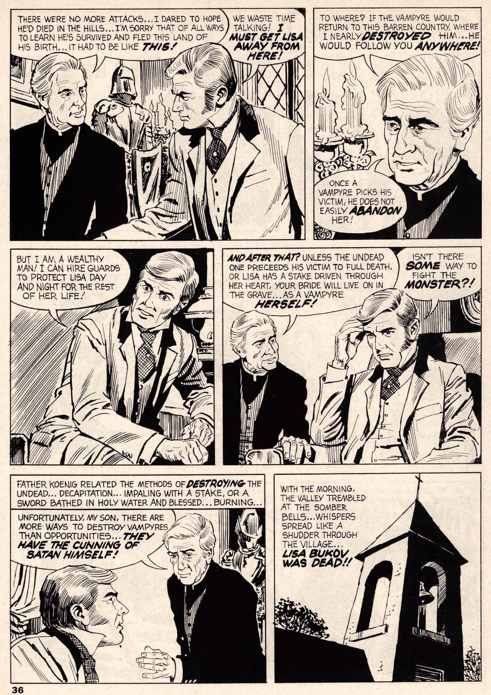 Read online Vampirella (1969) comic -  Issue #6 - 36