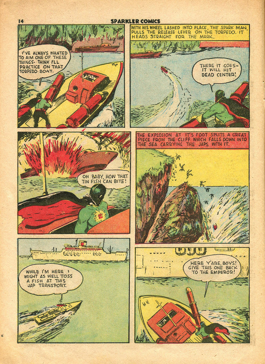Read online Sparkler Comics comic -  Issue #10 - 16