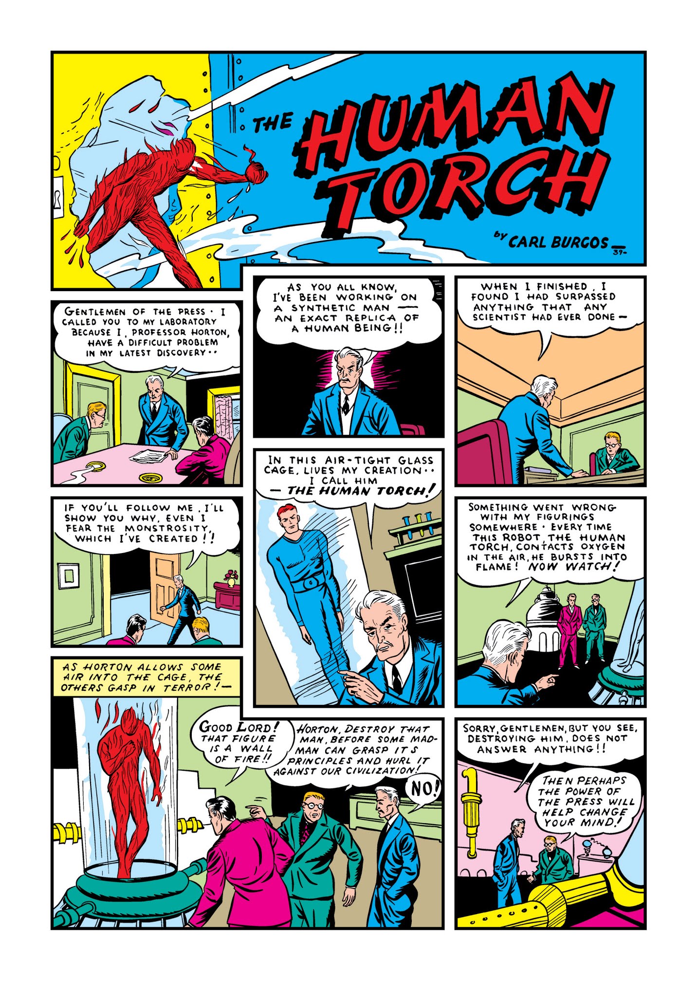 Read online Marvel Masterworks: Golden Age Marvel Comics comic -  Issue # TPB 1 (Part 1) - 9