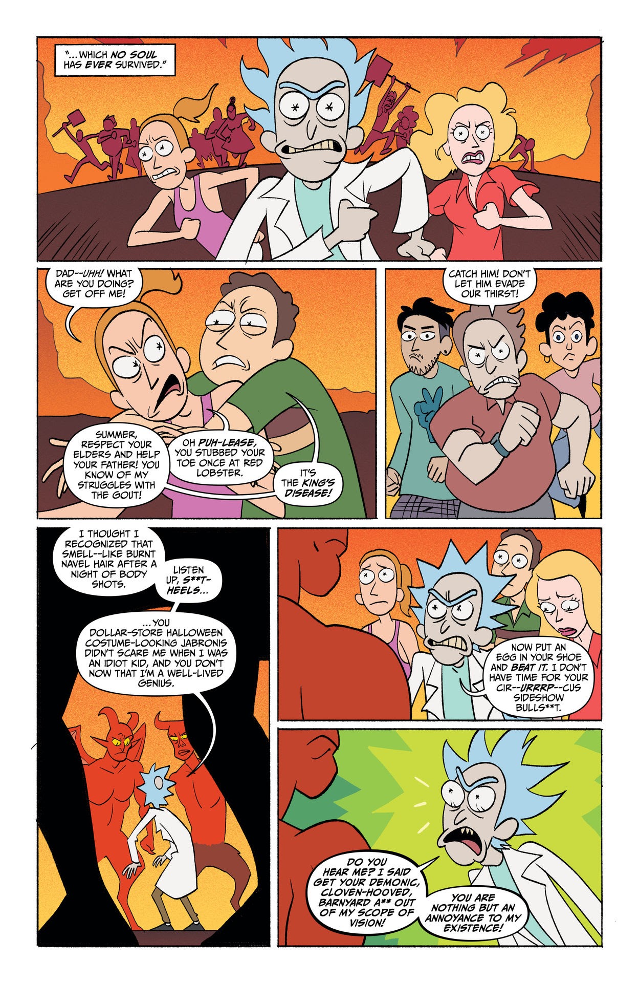 Read online Rick and Morty: Go to Hell comic -  Issue #5 - 4