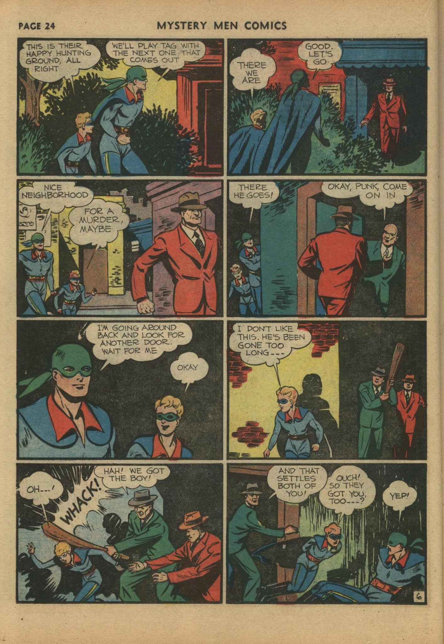 Read online Mystery Men Comics comic -  Issue #17 - 26