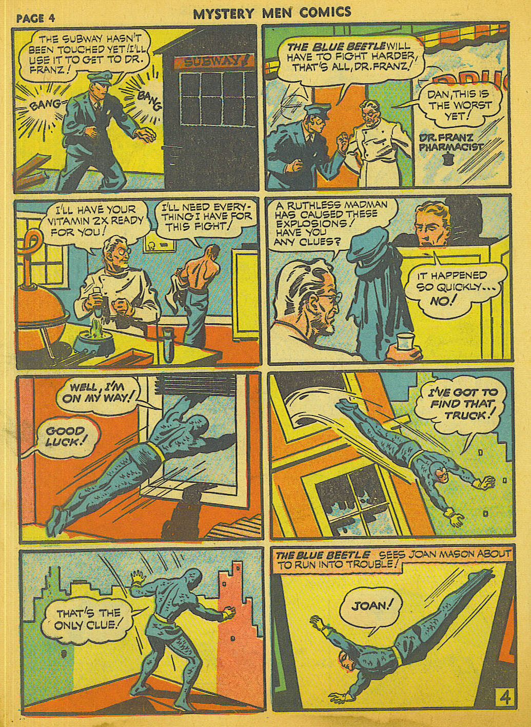 Read online Mystery Men Comics comic -  Issue #23 - 6